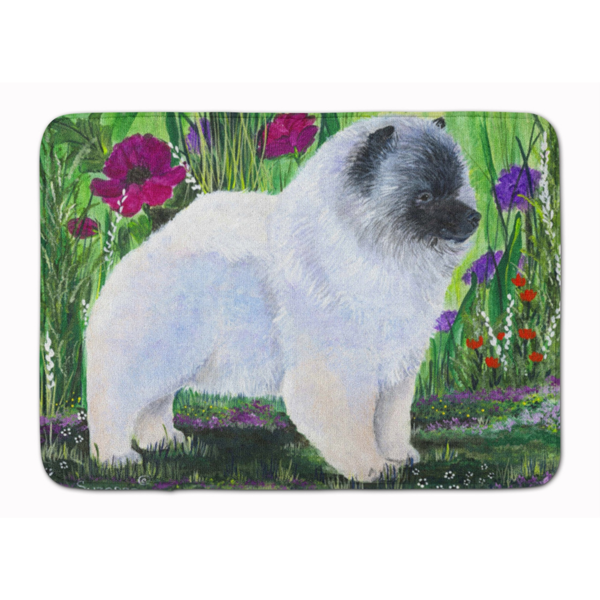 &quotCaroline's Treasures Keeshond Floor Mat, 19"" x 27"", Multicolor"