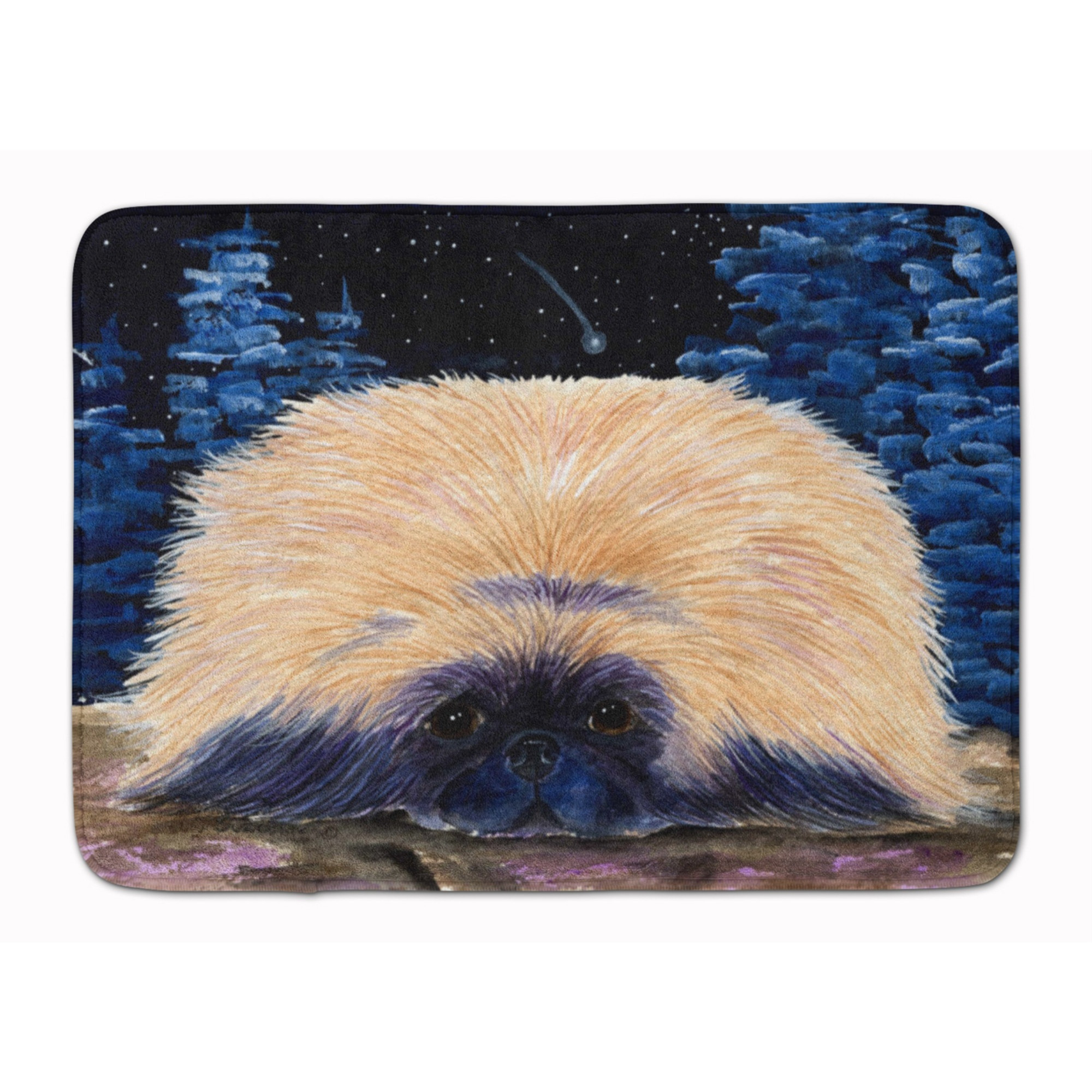 &quotCaroline's Treasures Starry Night Pekingese Floor Mat, 19"" x 27"", Multicolor"