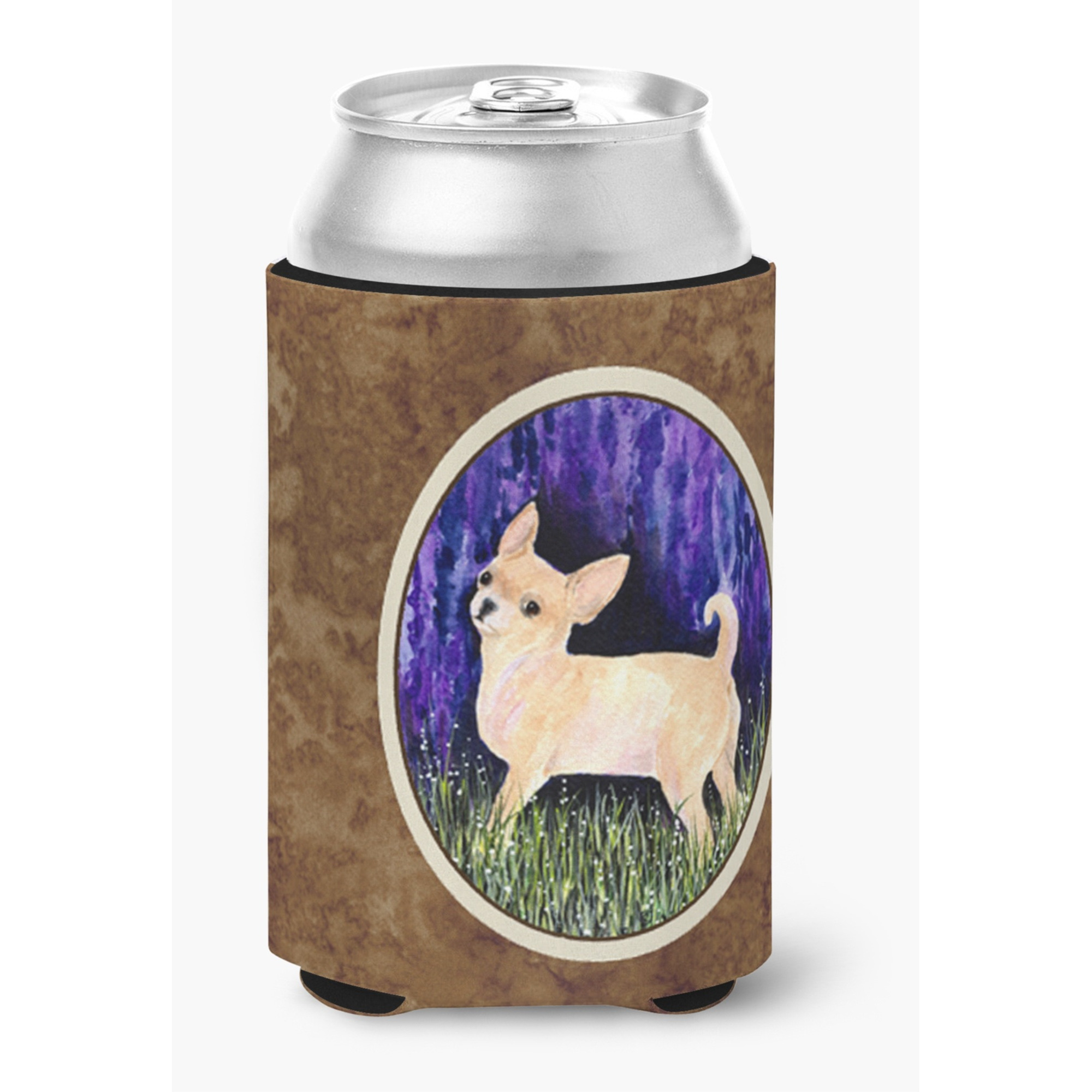 Starry Night Chihuahua Can or Bottle Beverage Insulator Hugger