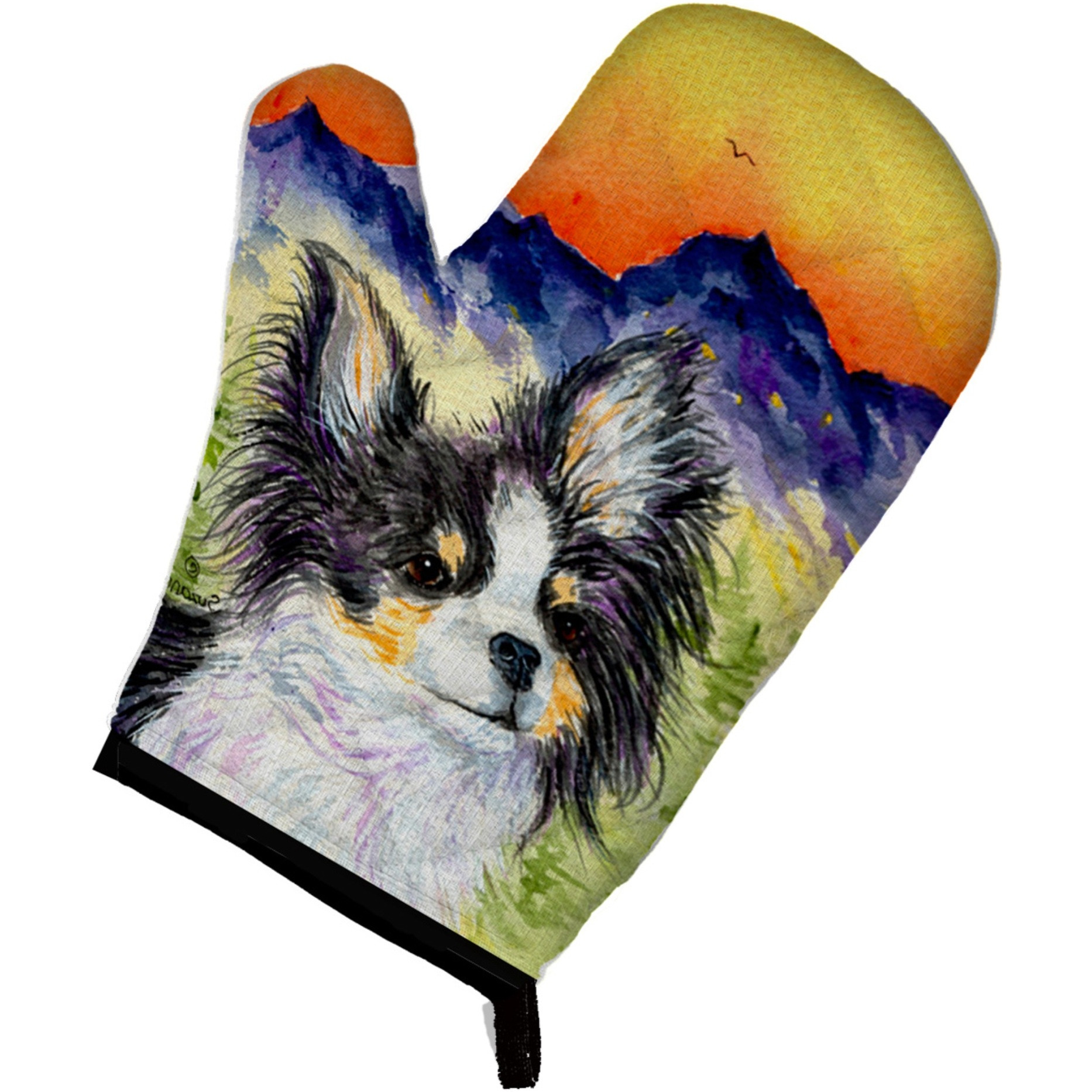 &quotCaroline's Treasures SS8517OVMT Chihuahua Oven Mitt, 12"" by 8.5"", Multicolor"