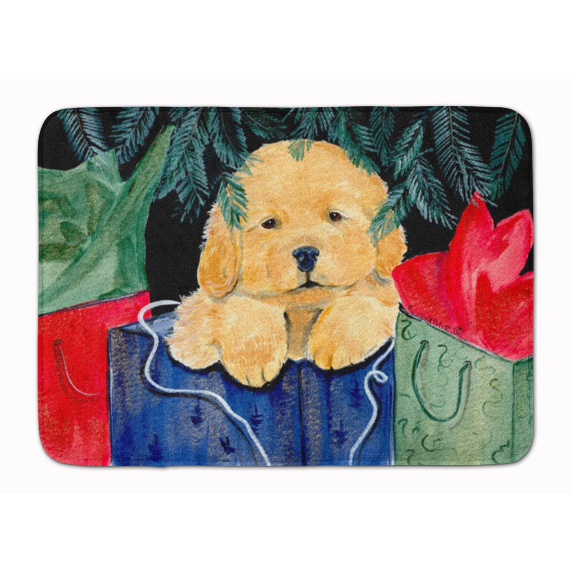 &quotCaroline's Treasures Golden Retriever Floor Mat, 19"" x 27"", Multicolor"