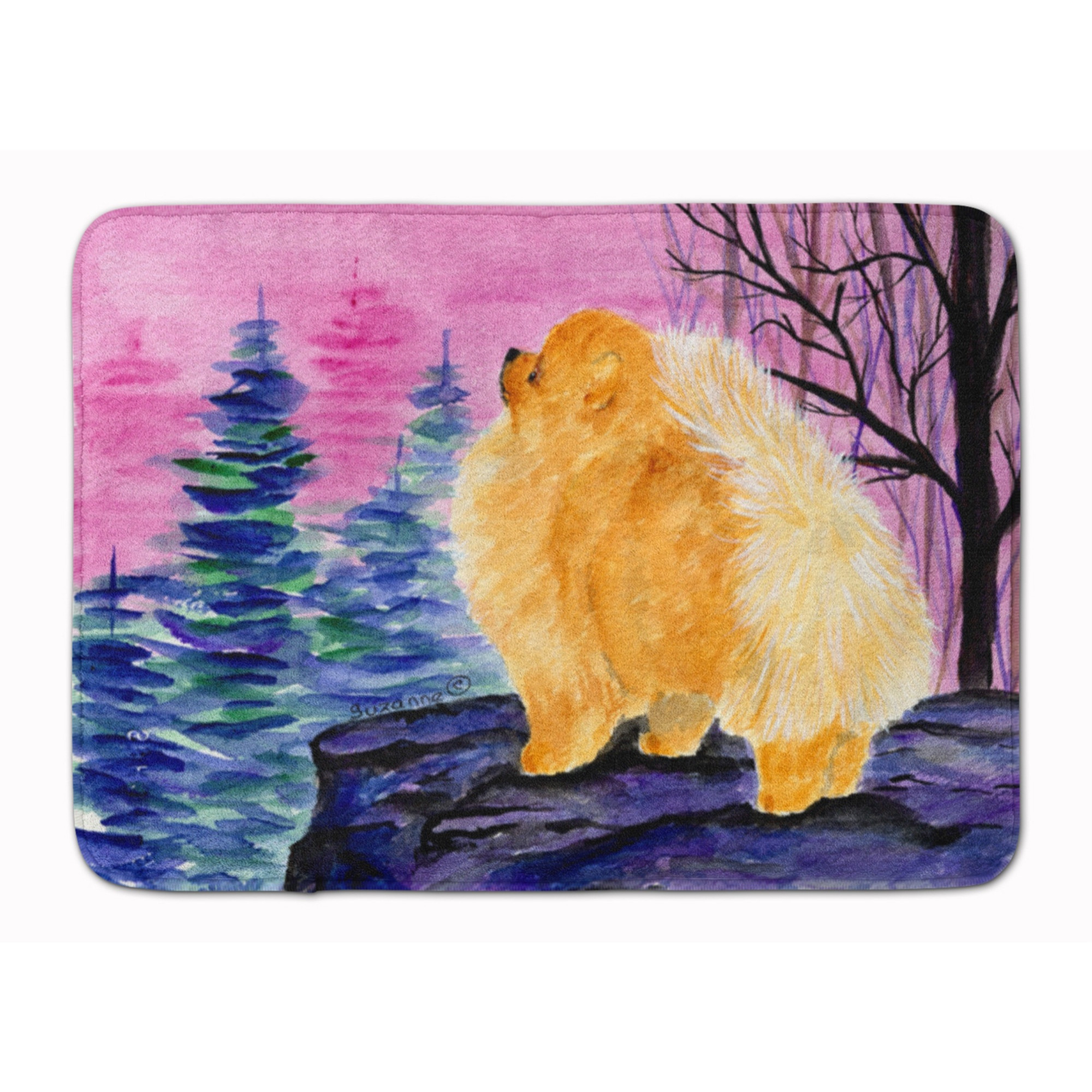 &quotCaroline's Treasures Pomeranian Floor Mat, 19"" x 27"", Multicolor"