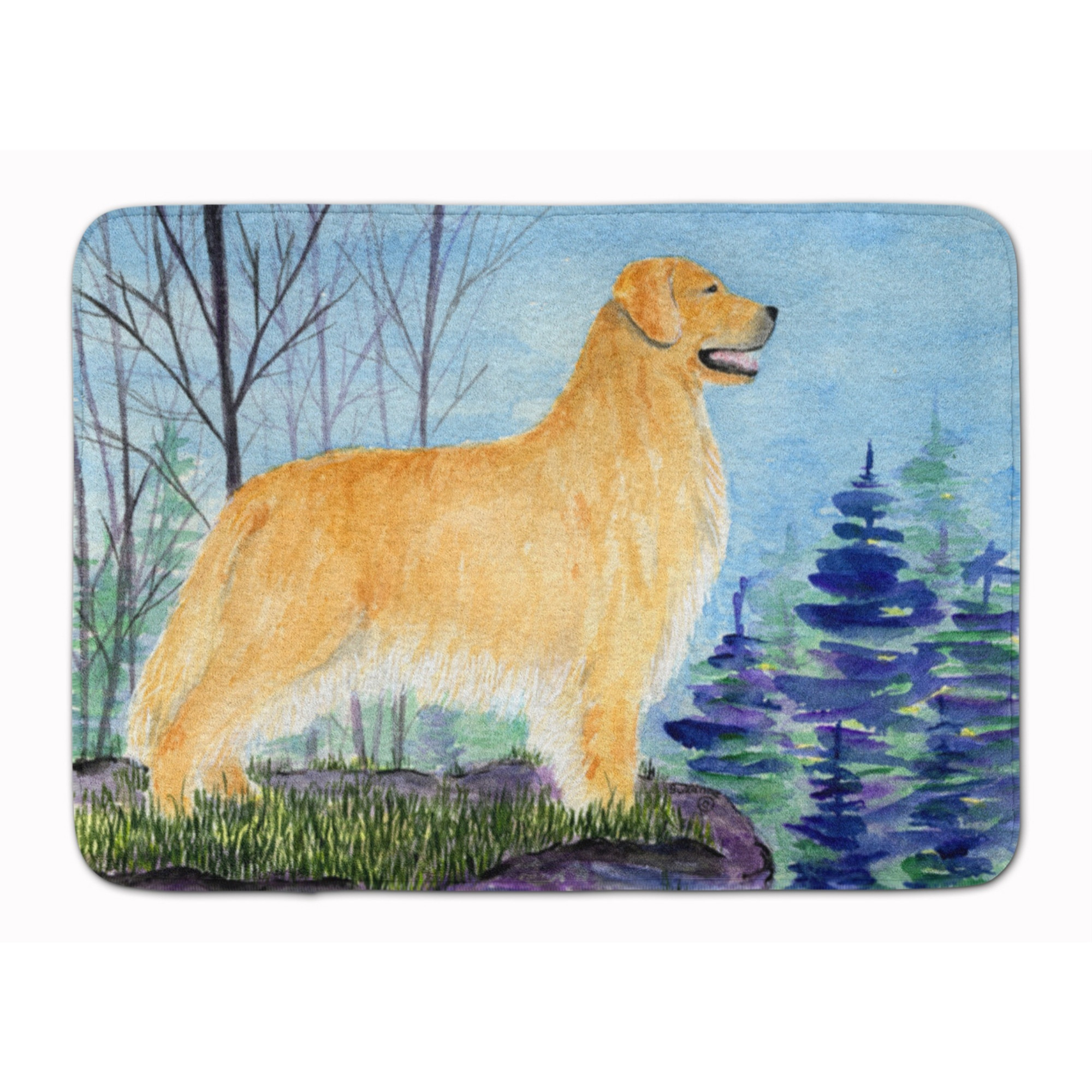 &quotCaroline's Treasures Golden Retriever Floor Mat, 19"" x 27"", Multicolor"