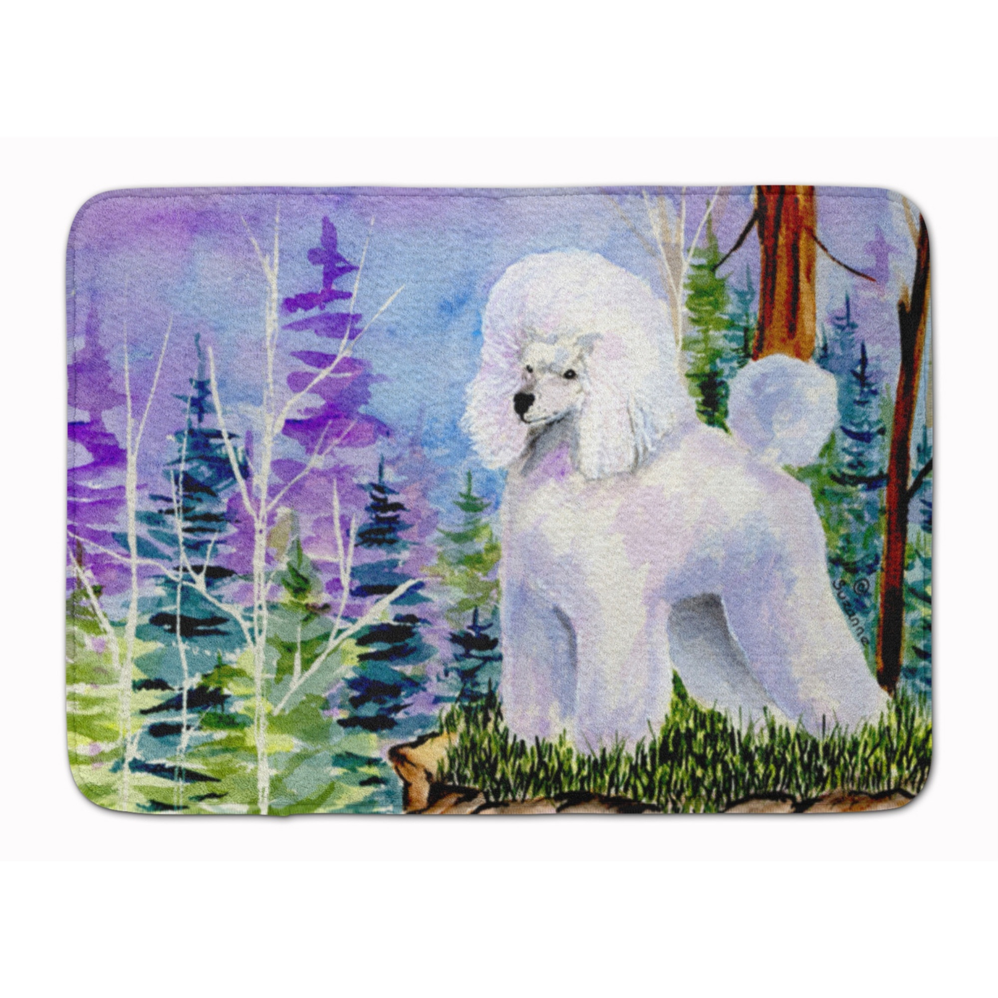 &quotCaroline's Treasures Poodle Floor Mat, 19"" x 27"", Multicolor"