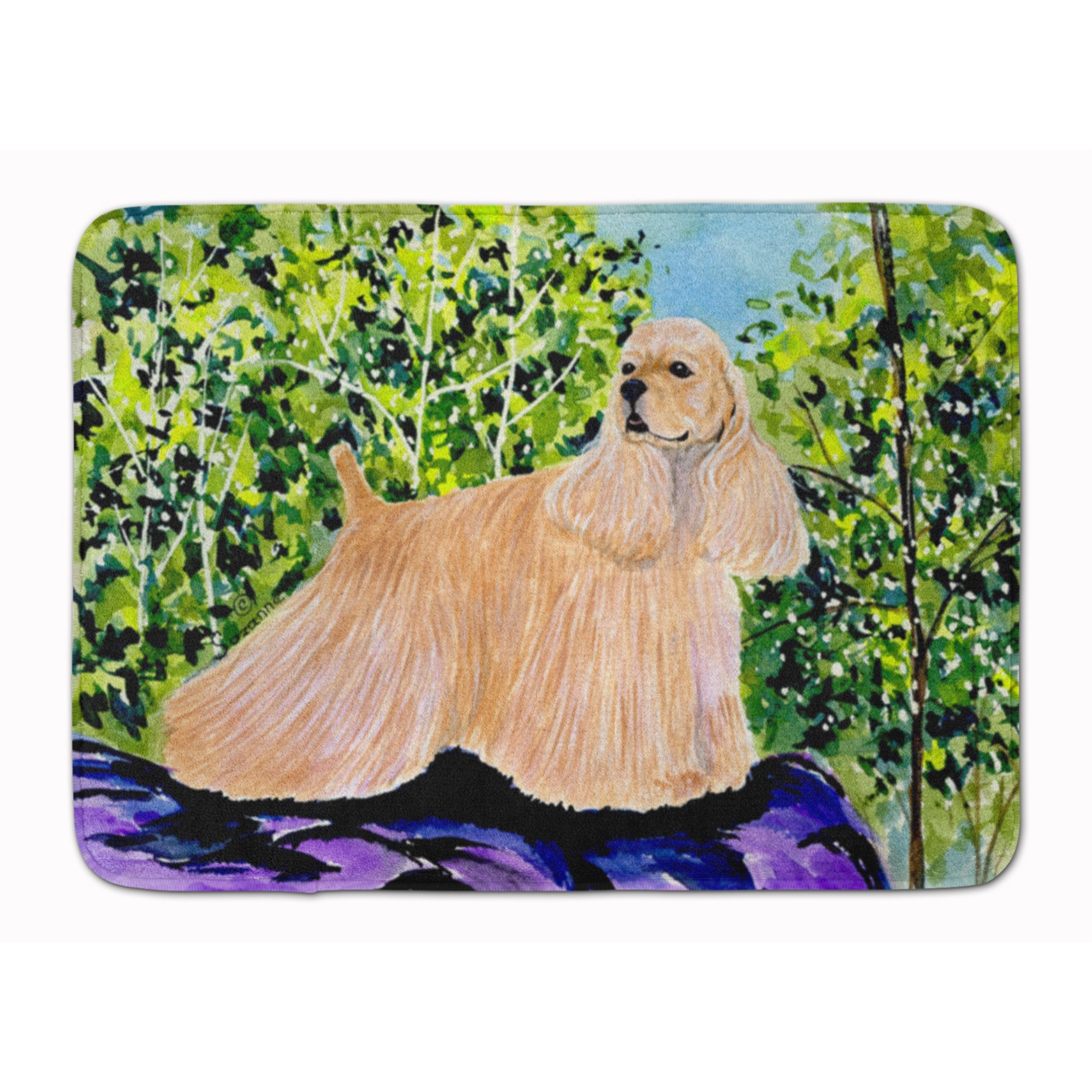 &quotCaroline's Treasures Cocker Spaniel Floor Mat, 19"" x 27"", Multicolor"