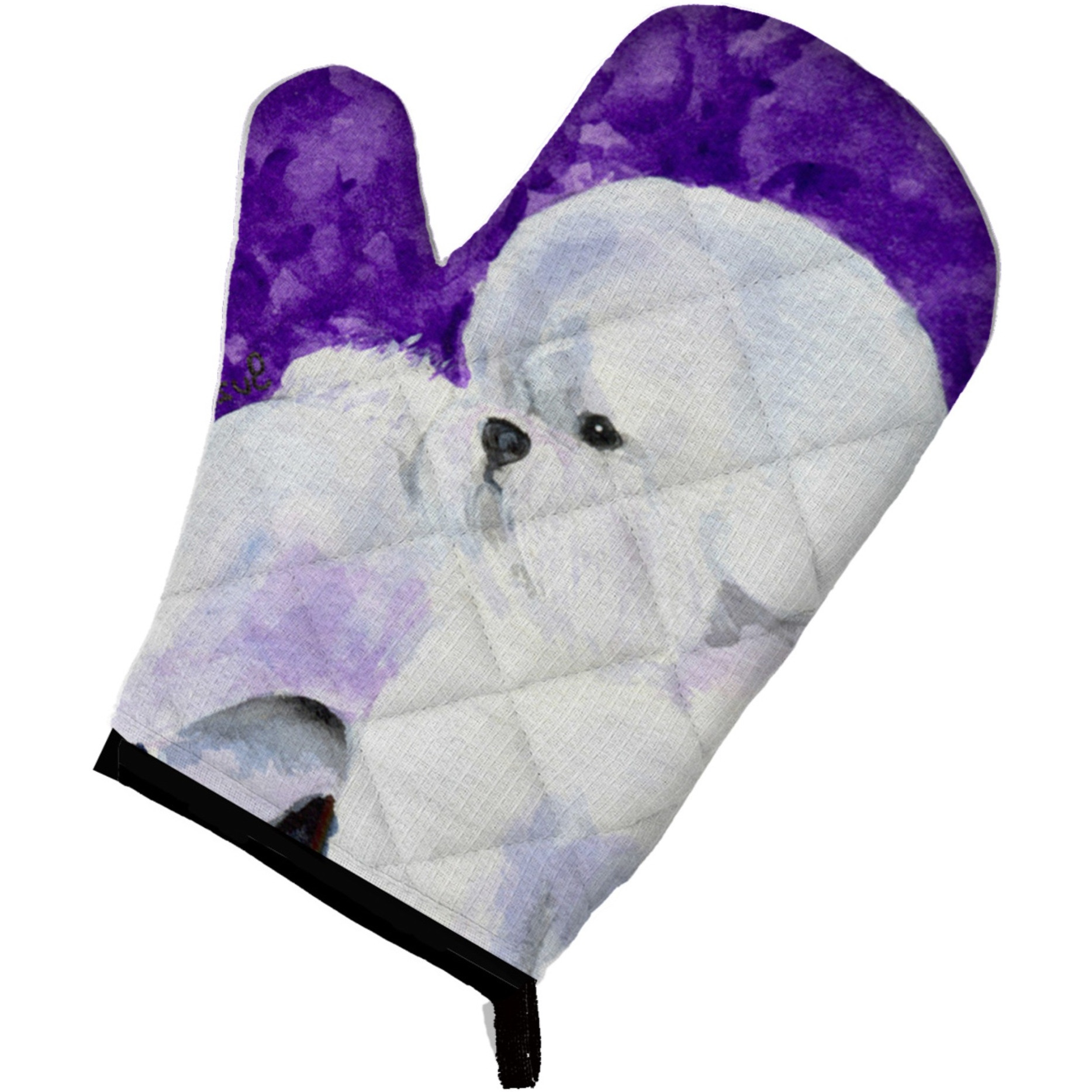 &quotCaroline's Treasures SS8692OVMT Bichon Frise Oven Mitt, 12"" by 8.5"", Multicolor"