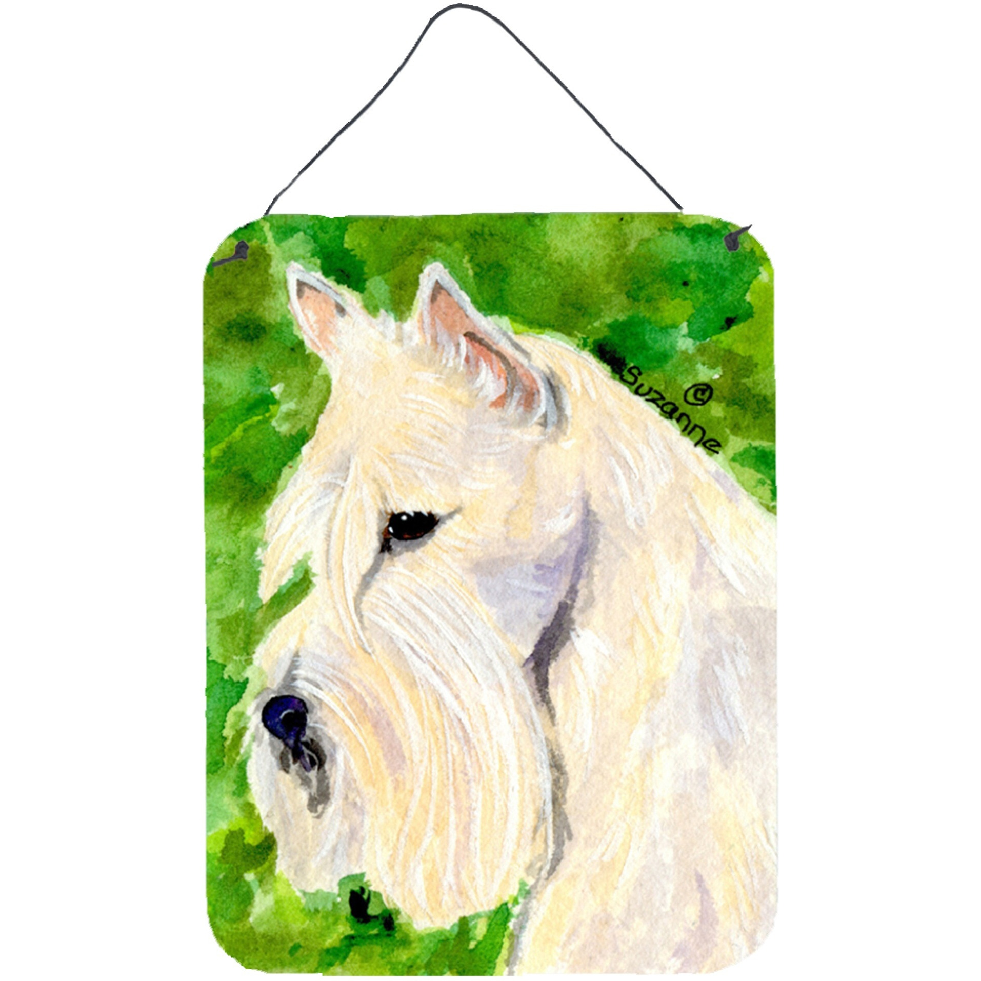 &quotCaroline's Treasures SS8791DS1216 Scottish Terrier Aluminium Metal Wall or Door Hanging Prints, 16"" x 12"", Multicolor"