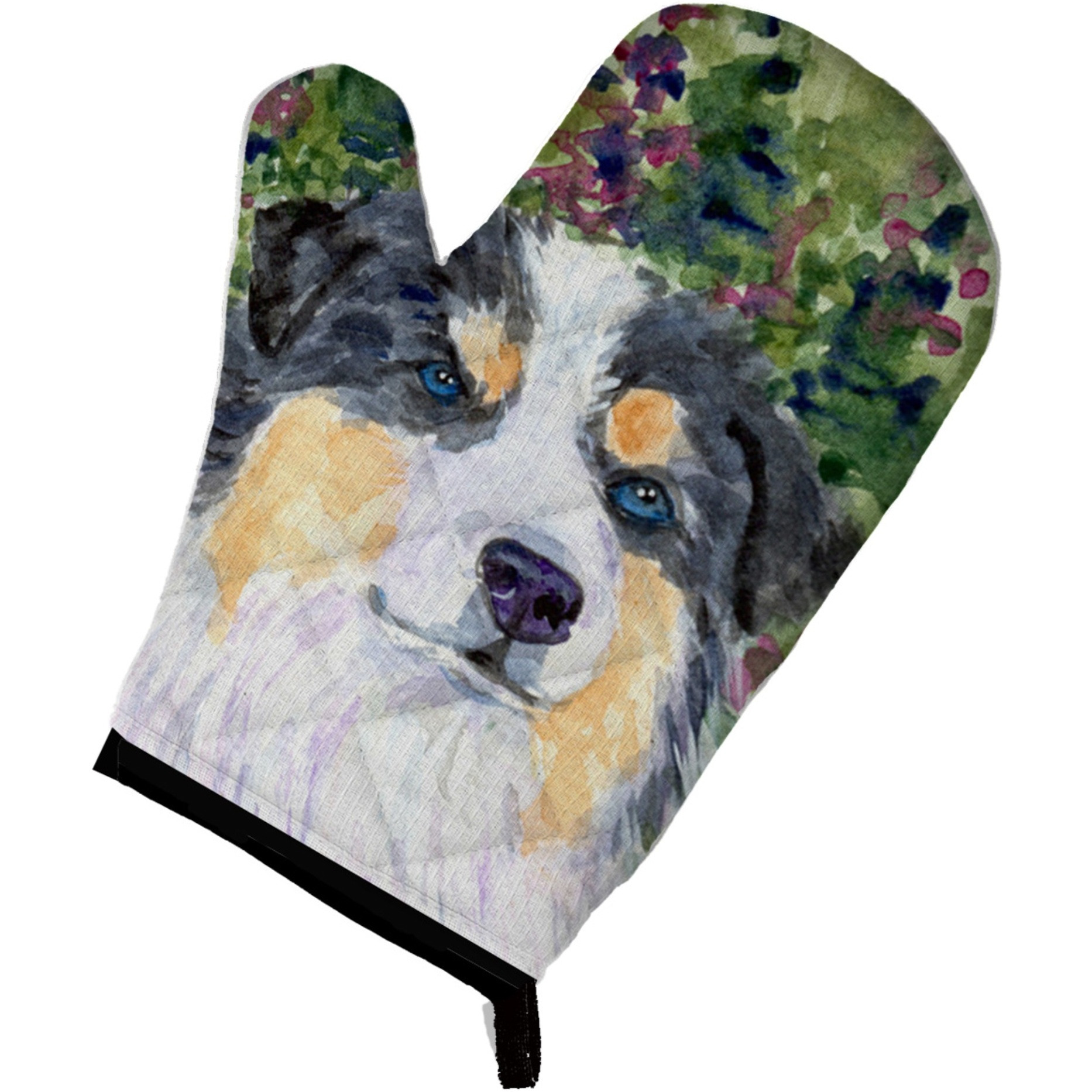 &quotCaroline's Treasures SS8821OVMT Australian Shepherd Oven Mitt, 12"" by 8.5"", Multicolor"