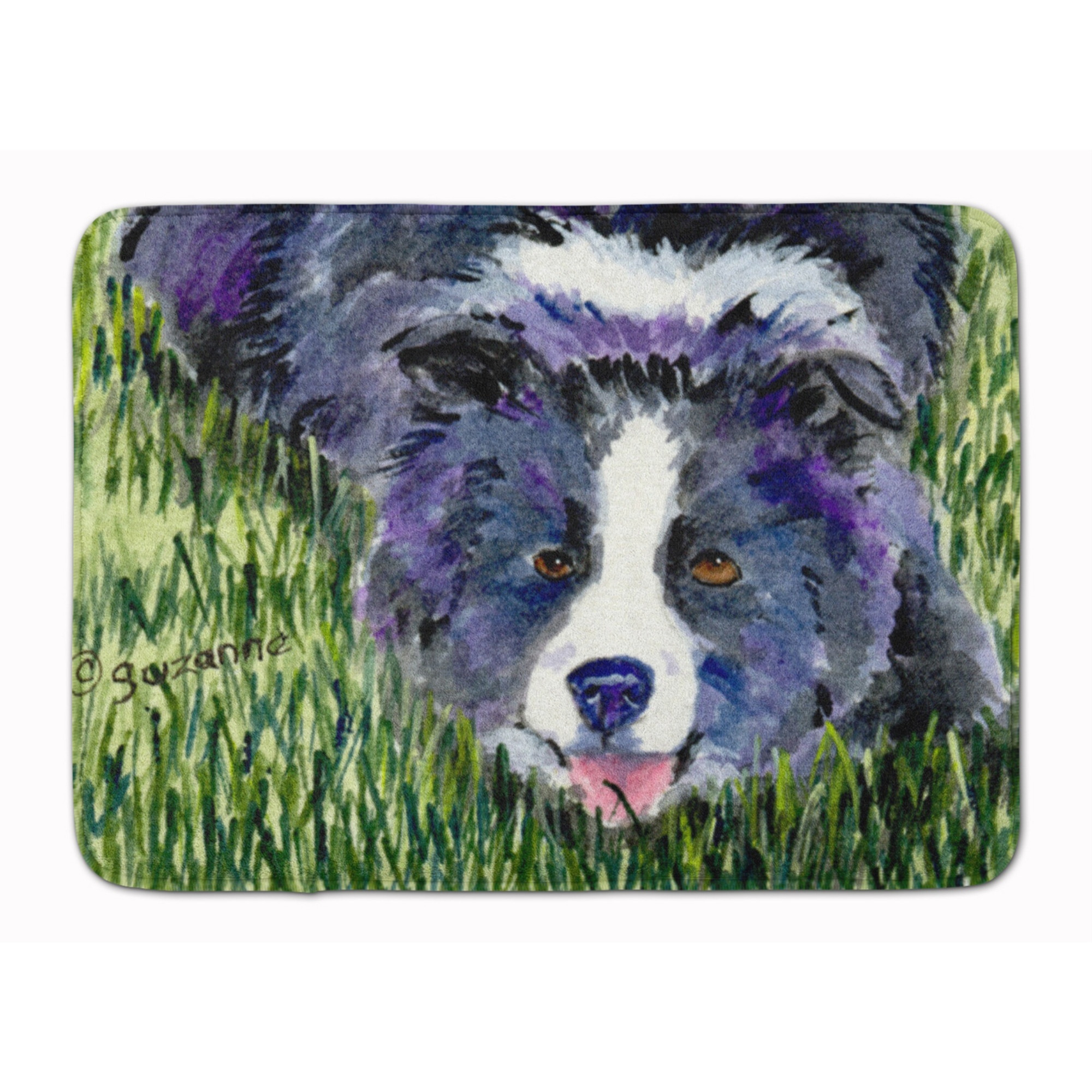 &quotCaroline's Treasures Border Collie Floor Mat, 19"" x 27"", Multicolor"