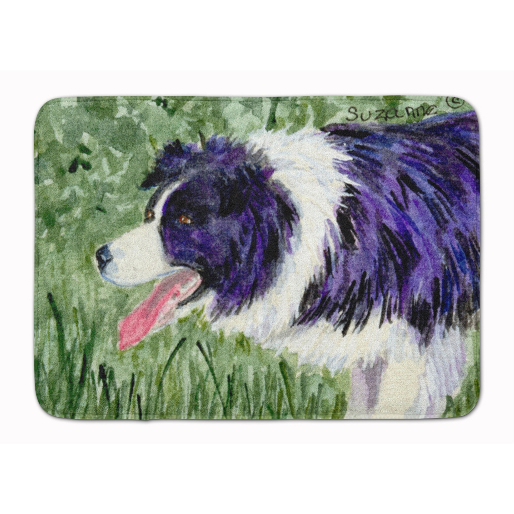 &quotCaroline's Treasures Border Collie Floor Mat, 19"" x 27"", Multicolor"