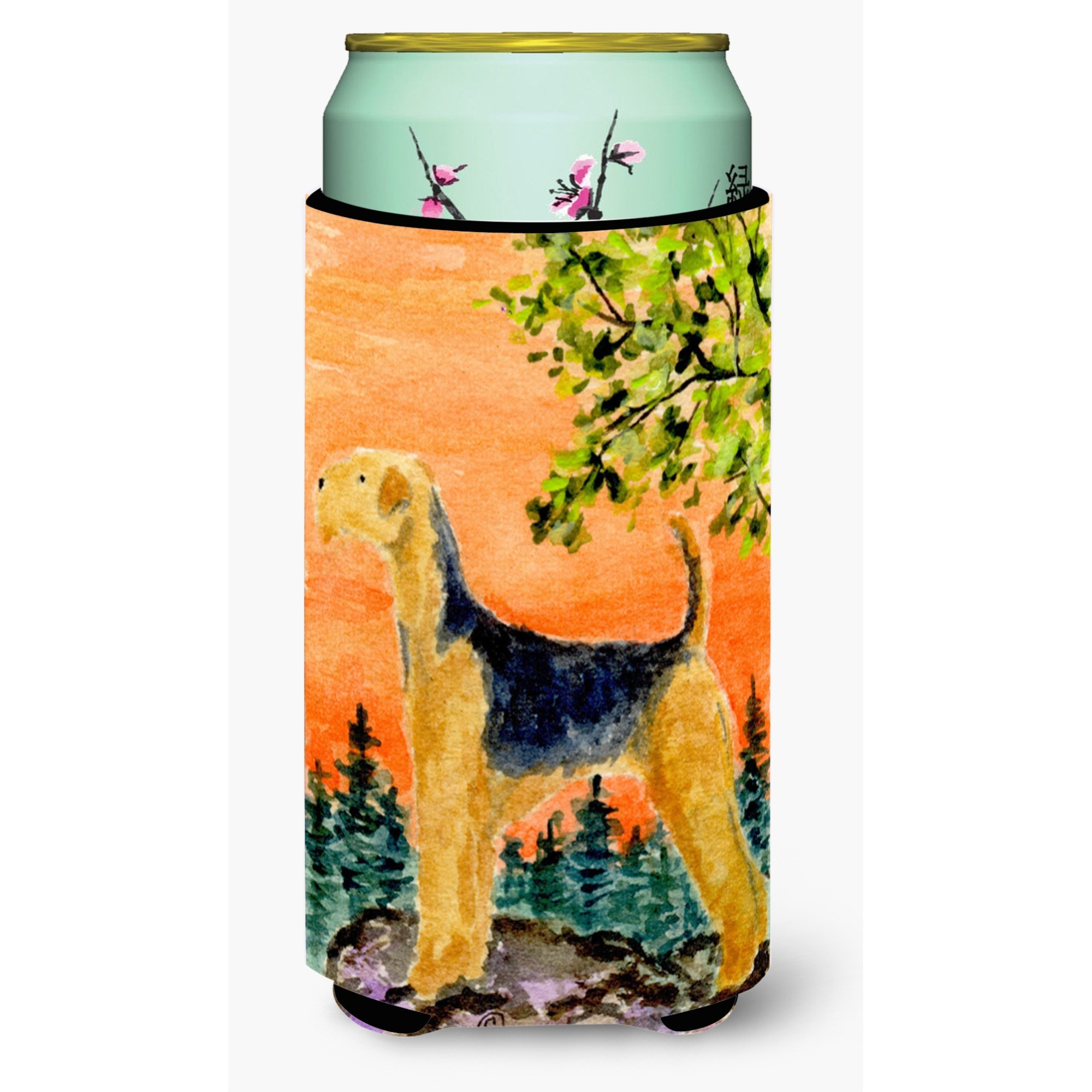 Airedale  Tall Boy Beverage Insulator Beverage Insulator Hugger