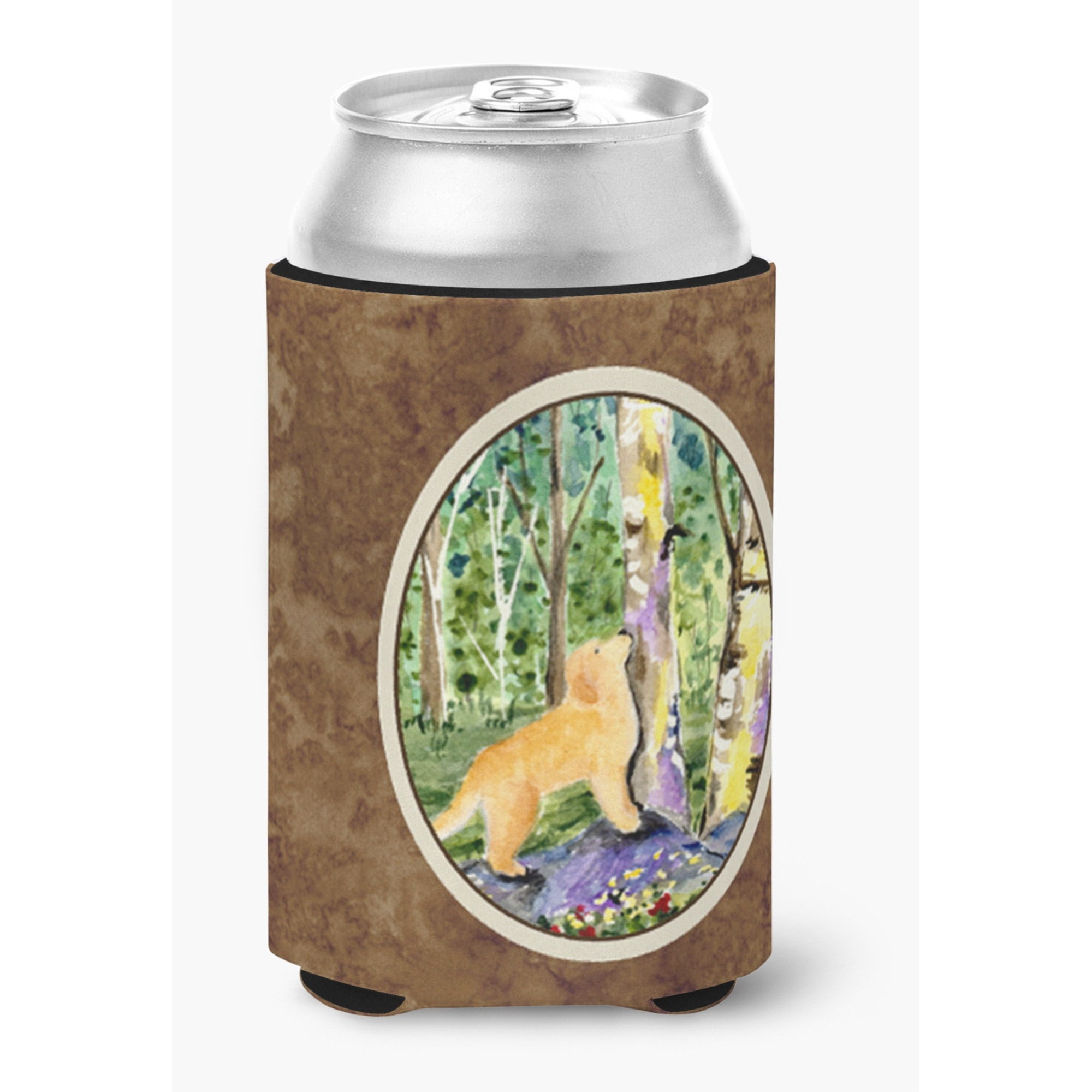 Golden Retriever Can or Bottle Beverage Insulator Hugger