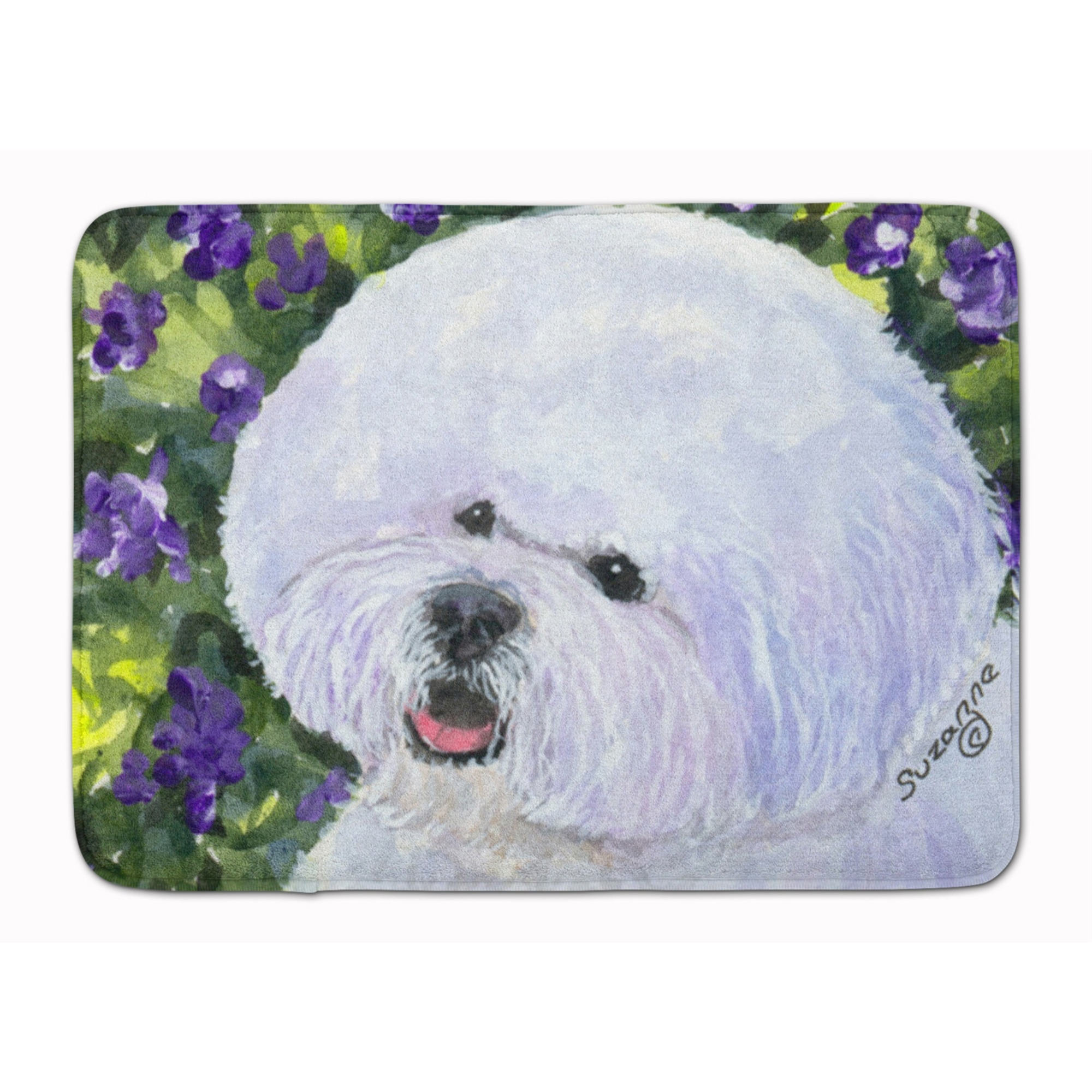 &quotCaroline's Treasures Bichon Frise Floor Mat, 19"" x 27"", Multicolor"