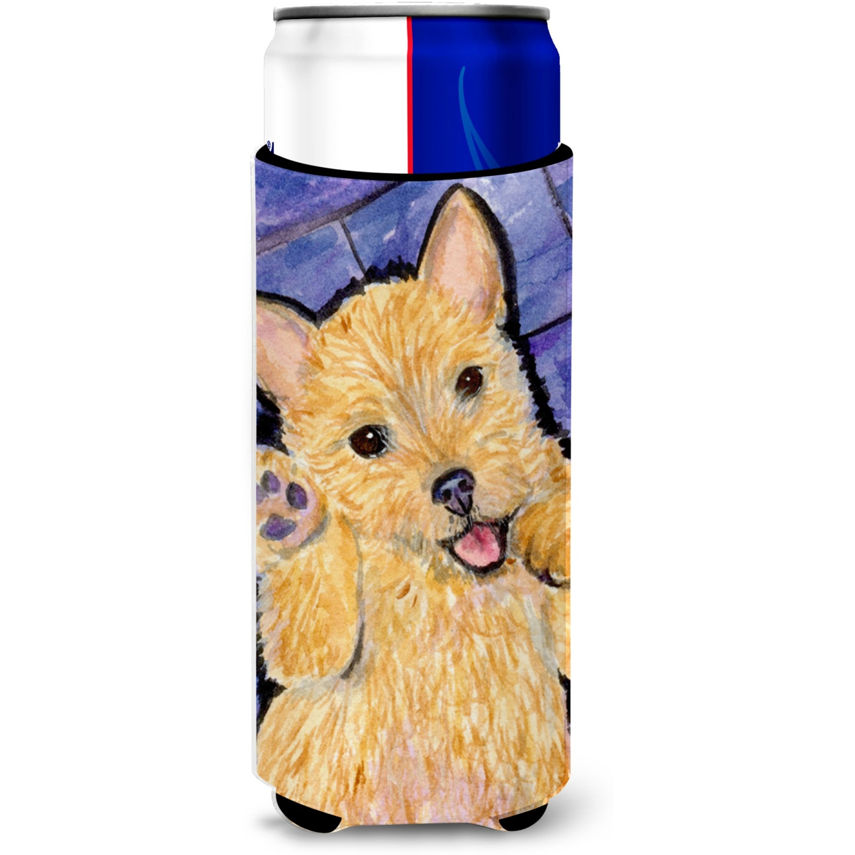 Norwich Terrier Ultra Beverage Insulators for slim cans SS8911MUK