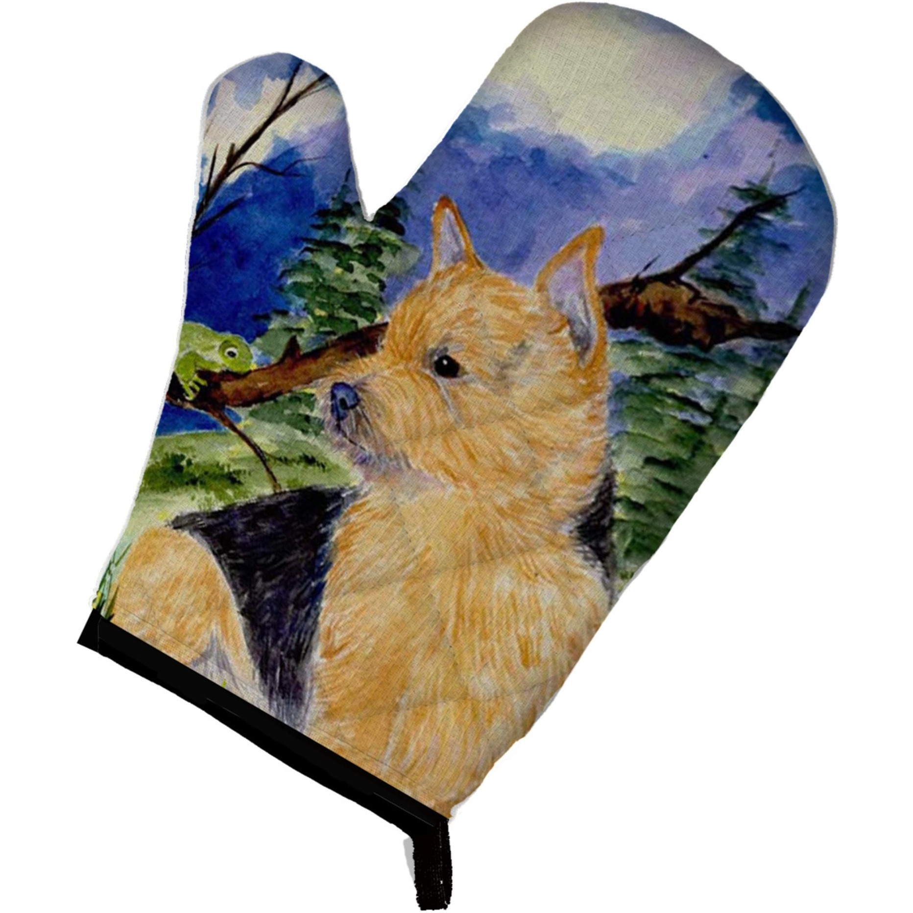 &quotCaroline's Treasures SS8984OVMT Norwich Terrier Oven Mitt, 12"" by 8.5"", Multicolor"