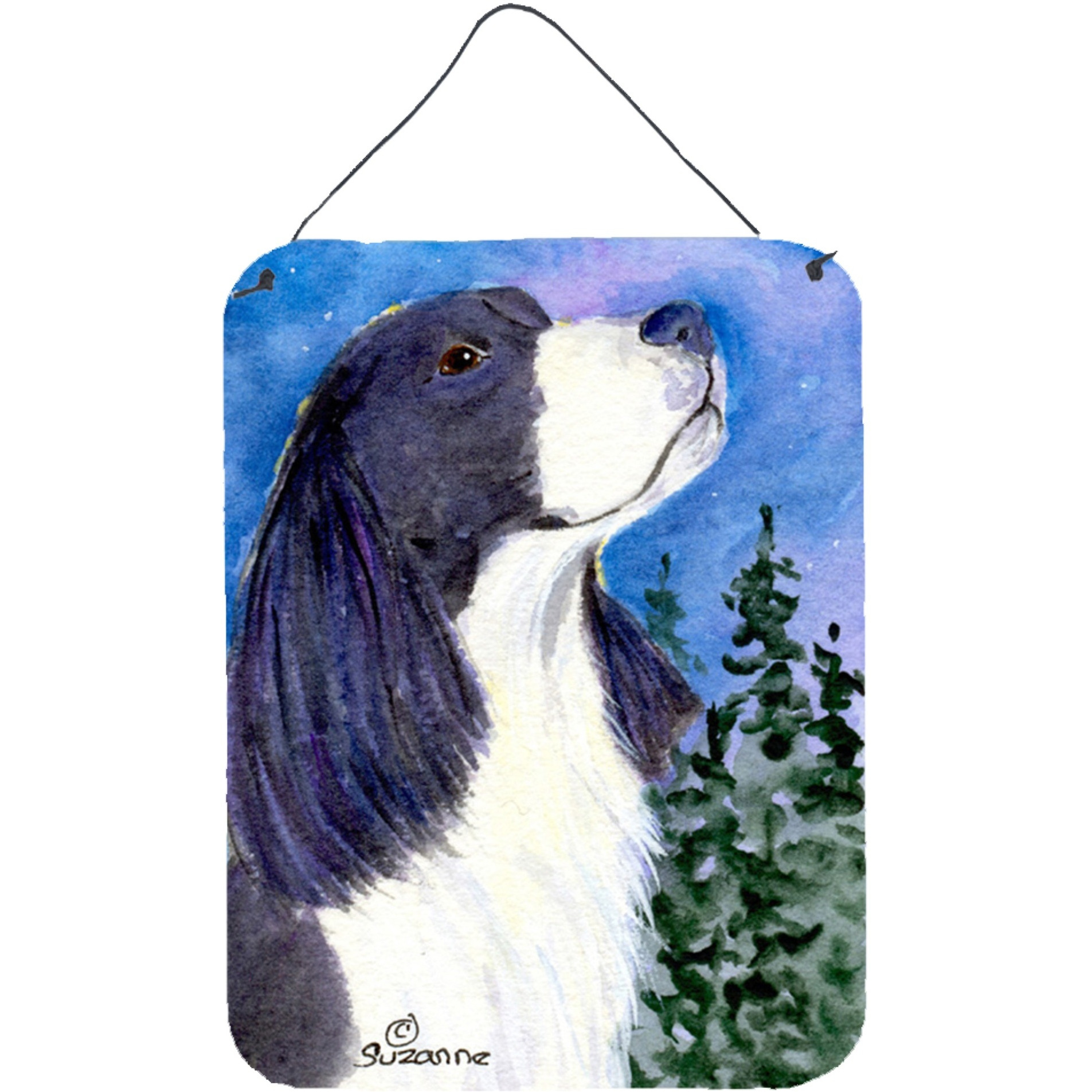 &quotCaroline's Treasures SS8985DS1216 English Springer Spaniel Aluminium Metal Wall or Door Hanging Prints, 16"" x 12"", Multicolor"