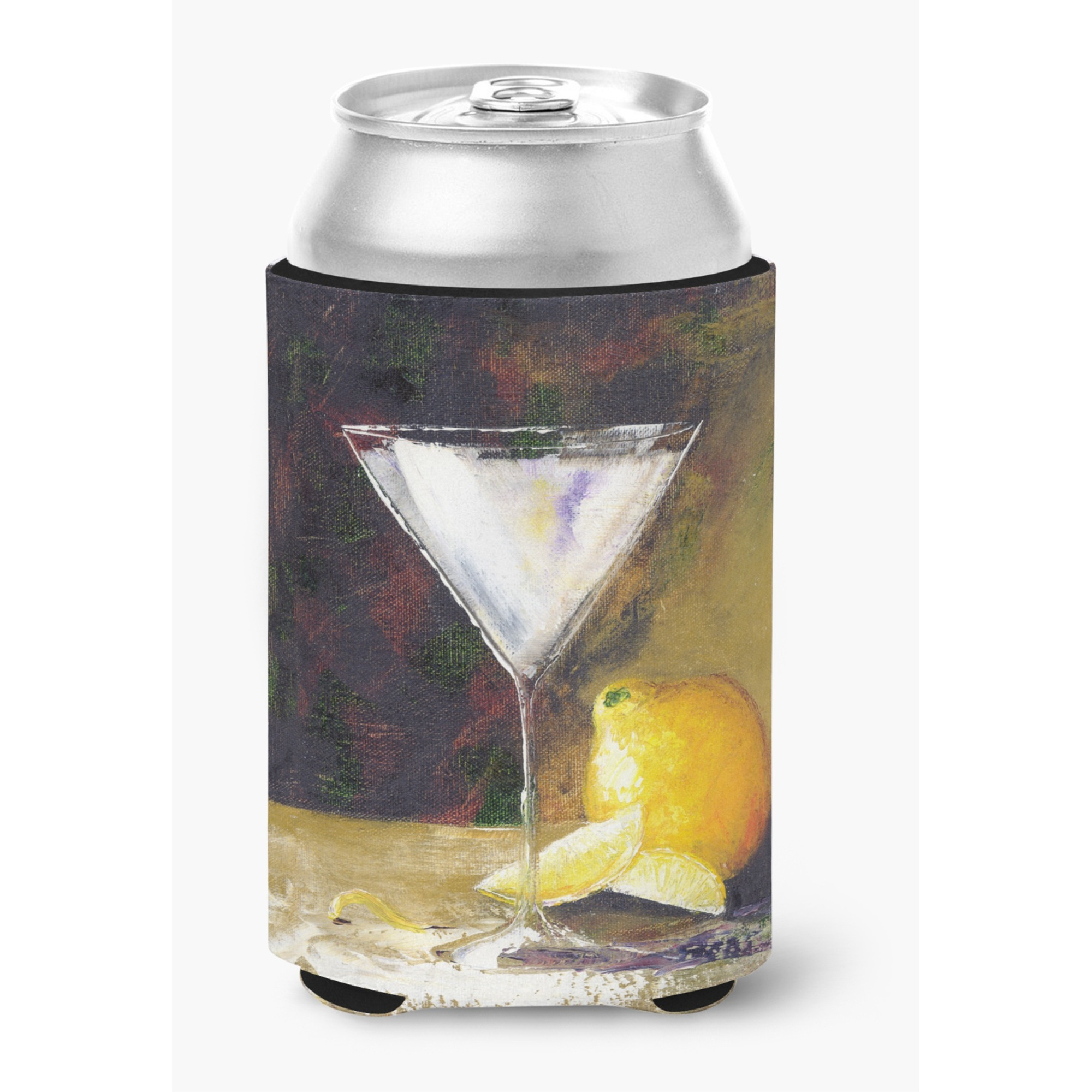 &quotCaroline's Treasures TMTR0035CC "&quotLemon Martini by Malenda Trick"" Can or Bottle Hugger, Multicolor"