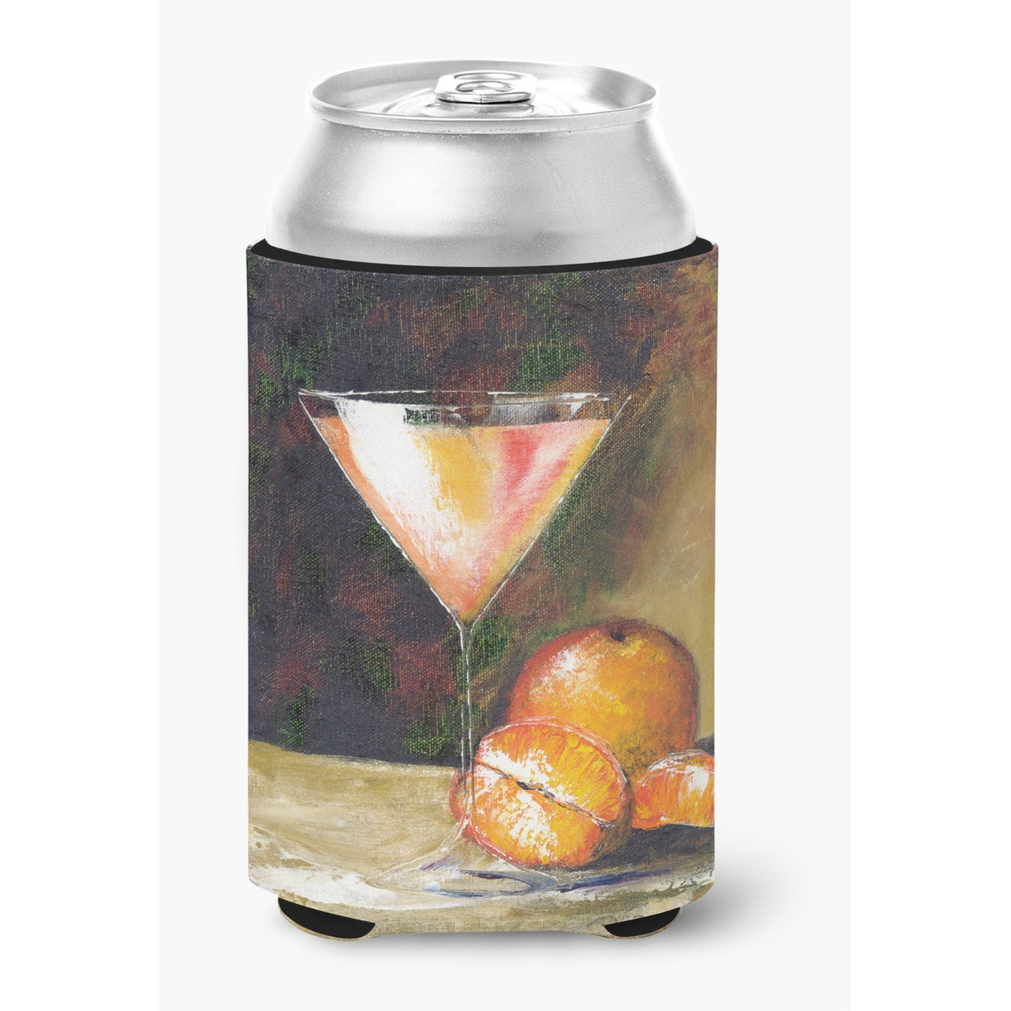 &quotCaroline's Treasures TMTR0036CC "&quotOrange Martini by Malenda Trick"" Can or Bottle Hugger, Multicolor"