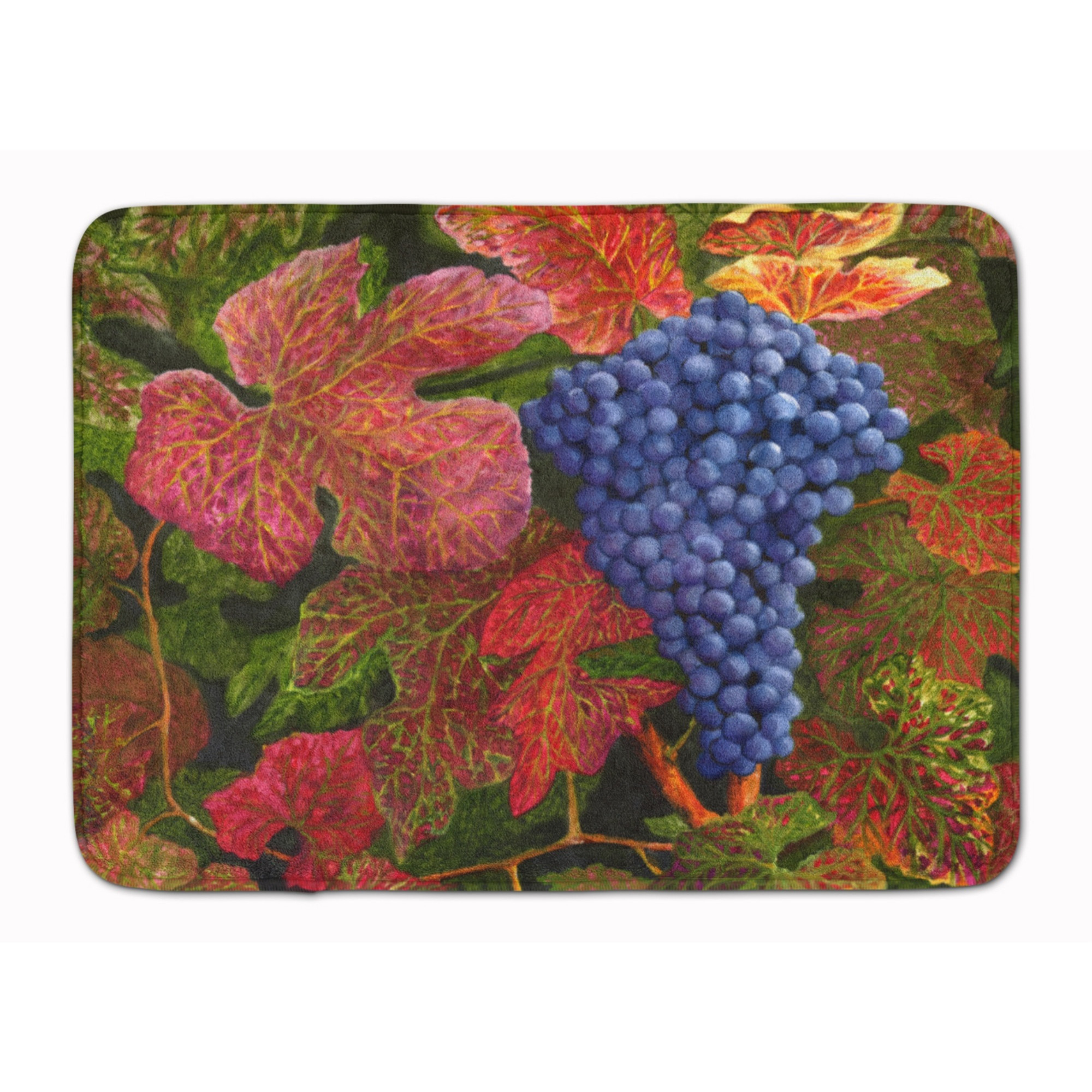 &quotCaroline's Treasures Grapes Of Joy by Malenda Trick Floor Mat, 19"" x 27"", Multicolor"