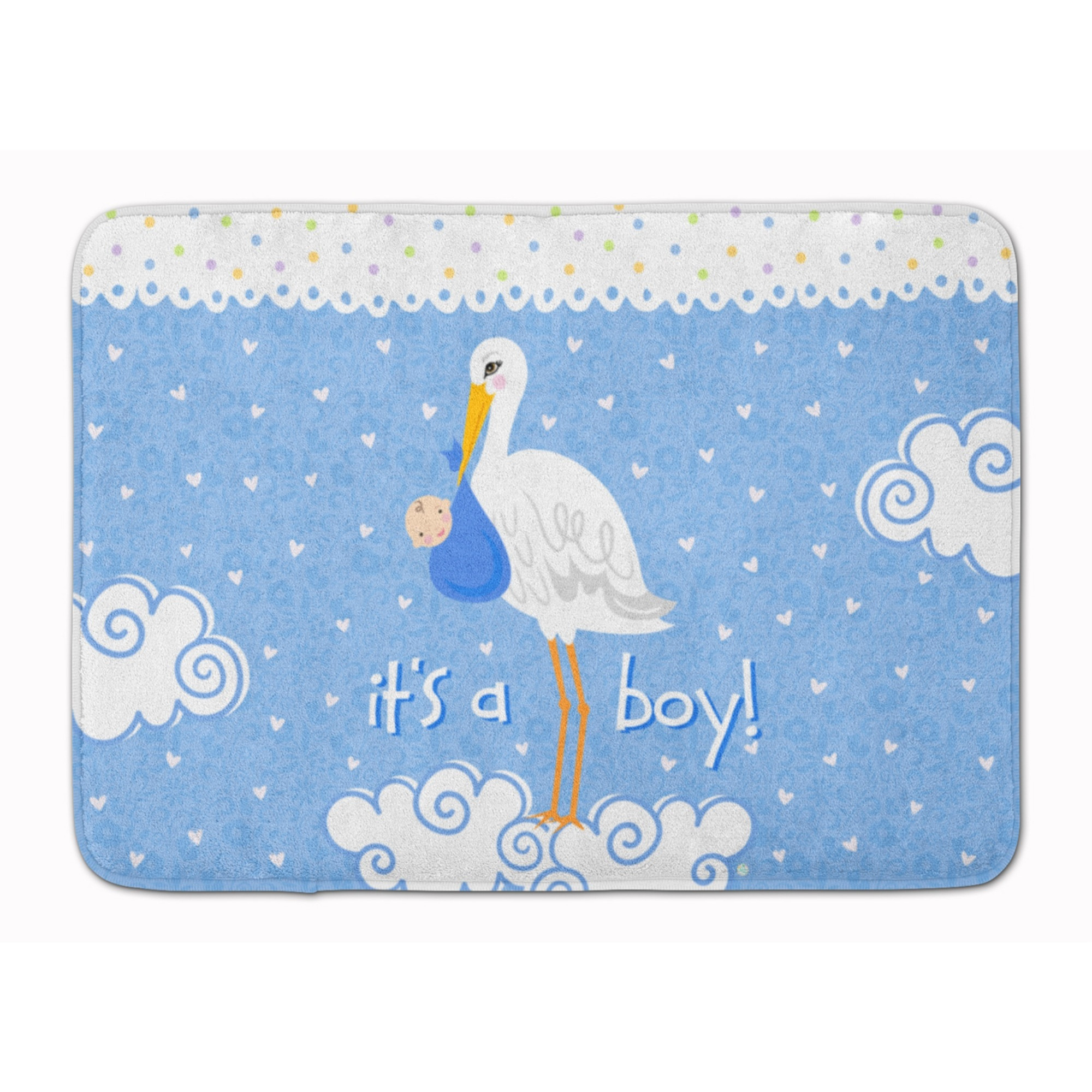 &quotCaroline's Treasures Baby Boy Floor Mat, 19"" x 27"", Multicolor"