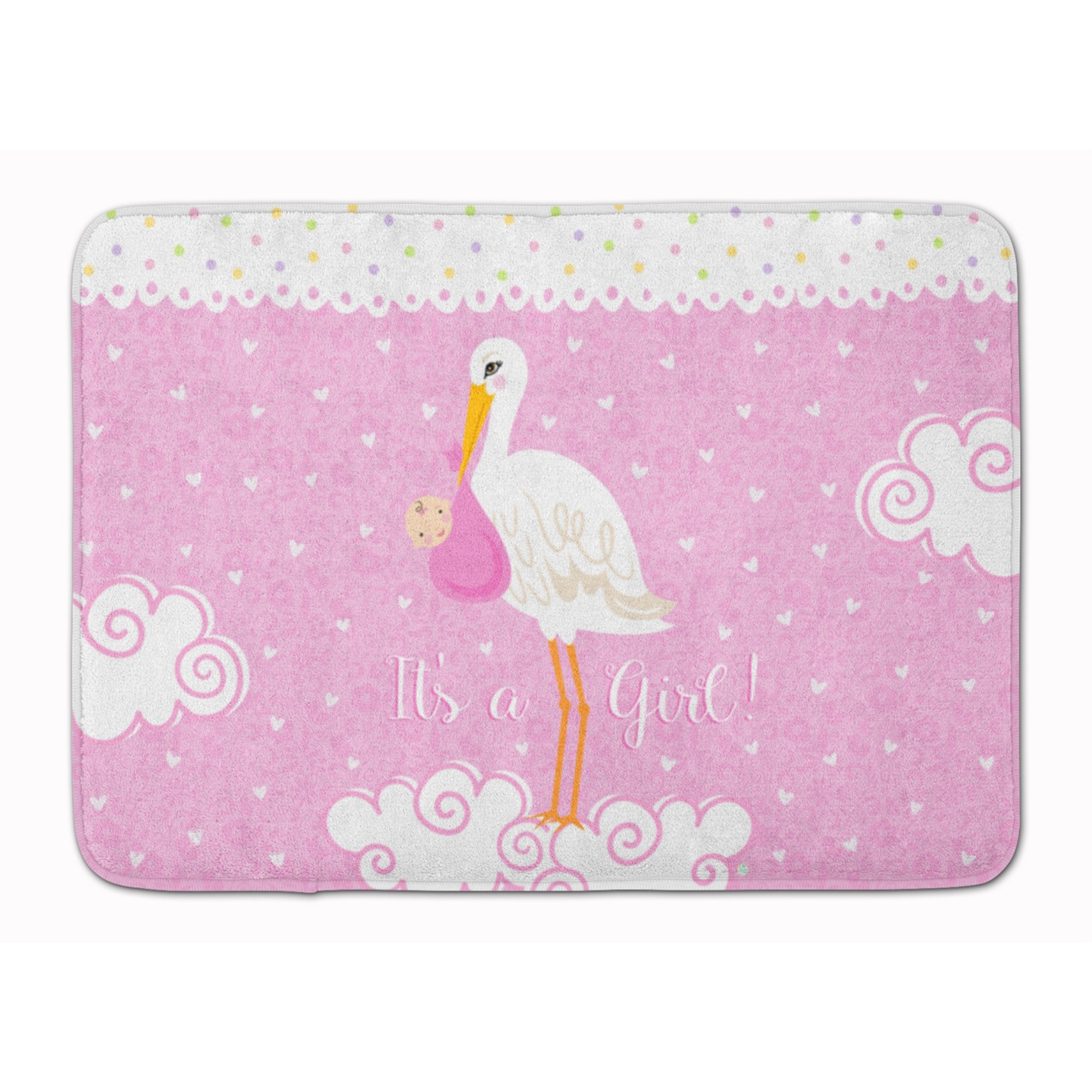 &quotCaroline's Treasures Baby Girl Floor Mat, 19"" x 27"", Multicolor"