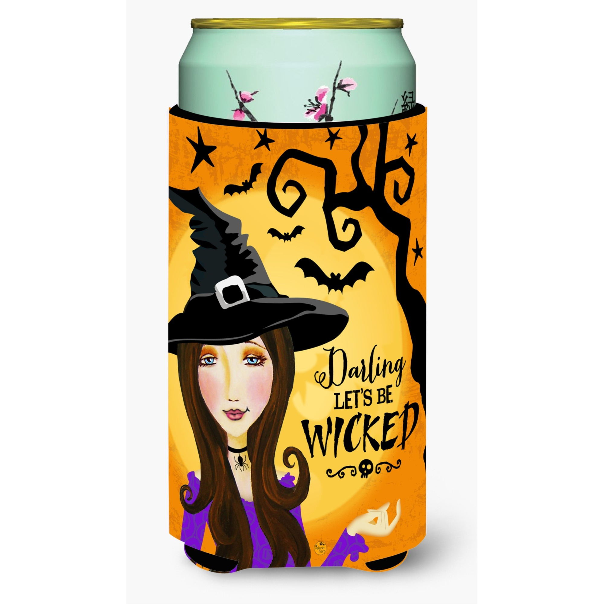 &quotCaroline's Treasures Halloween Wicked Witch Tall Boy Beverage Insulator Hugger, Multicolor"