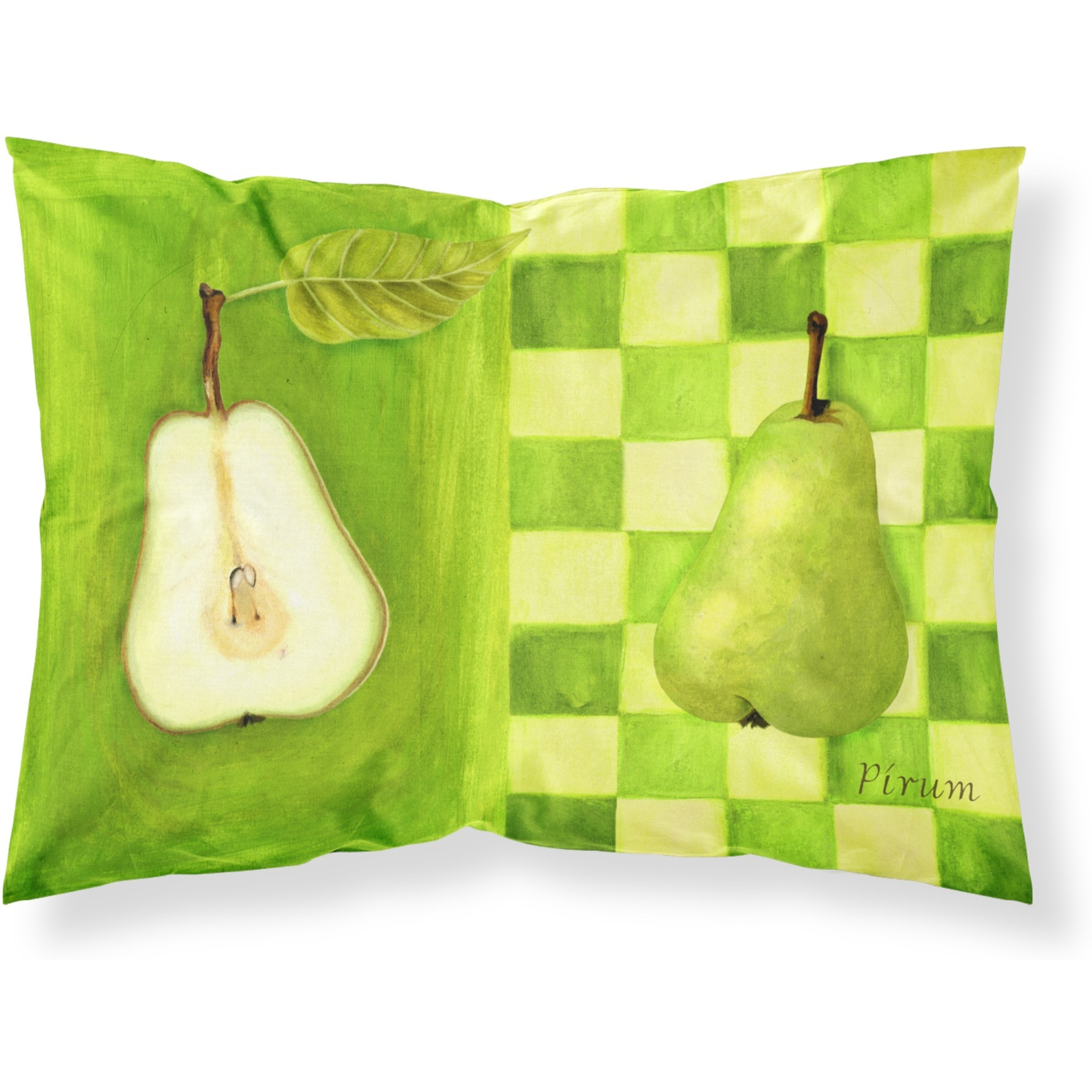 &quotCaroline's Treasures Pear by Ute Nuhn Fabric Standard Pillowcase WHW0121PILLOWCASE, Multicolor"
