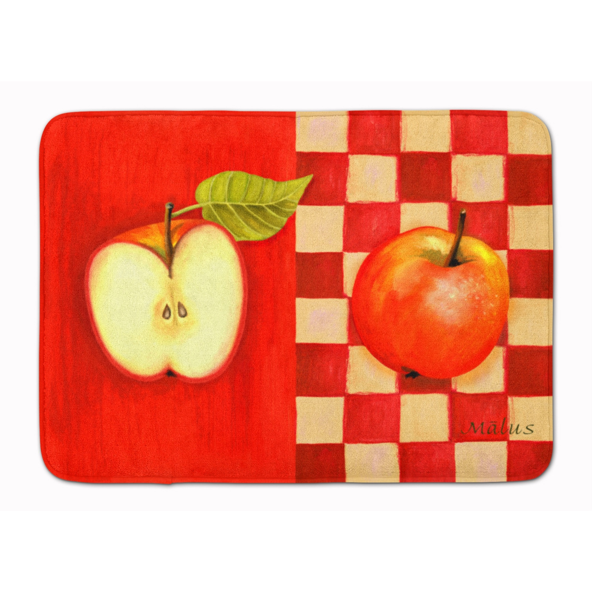 &quotCaroline's Treasures Apple by Ute Nuhn Floor Mat, 19"" x 27"", Multicolor"