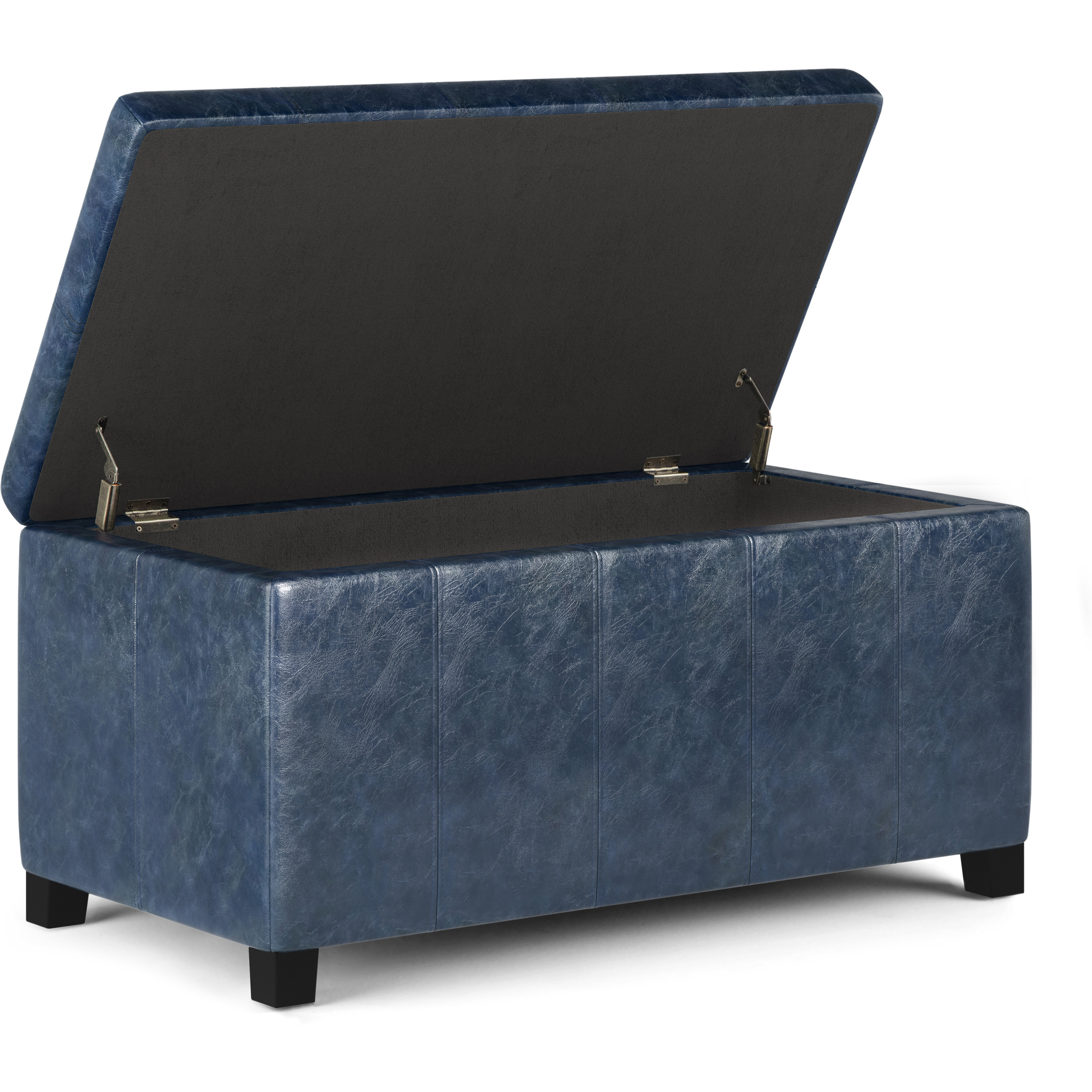 Dover 36 in Wide Rectangle Storage Ottoman Bench