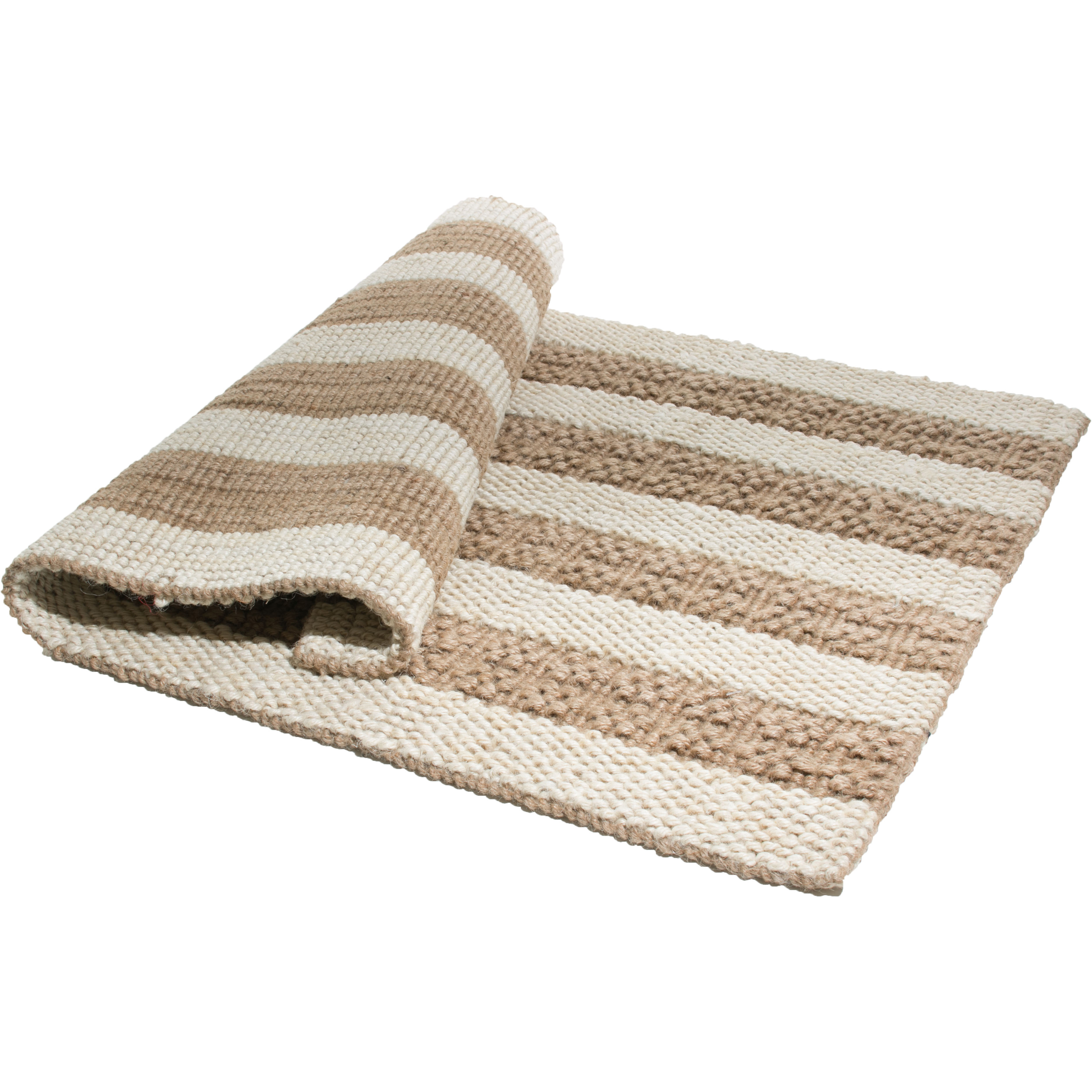 Wide Stripes Brown, Vanilla -743JTR