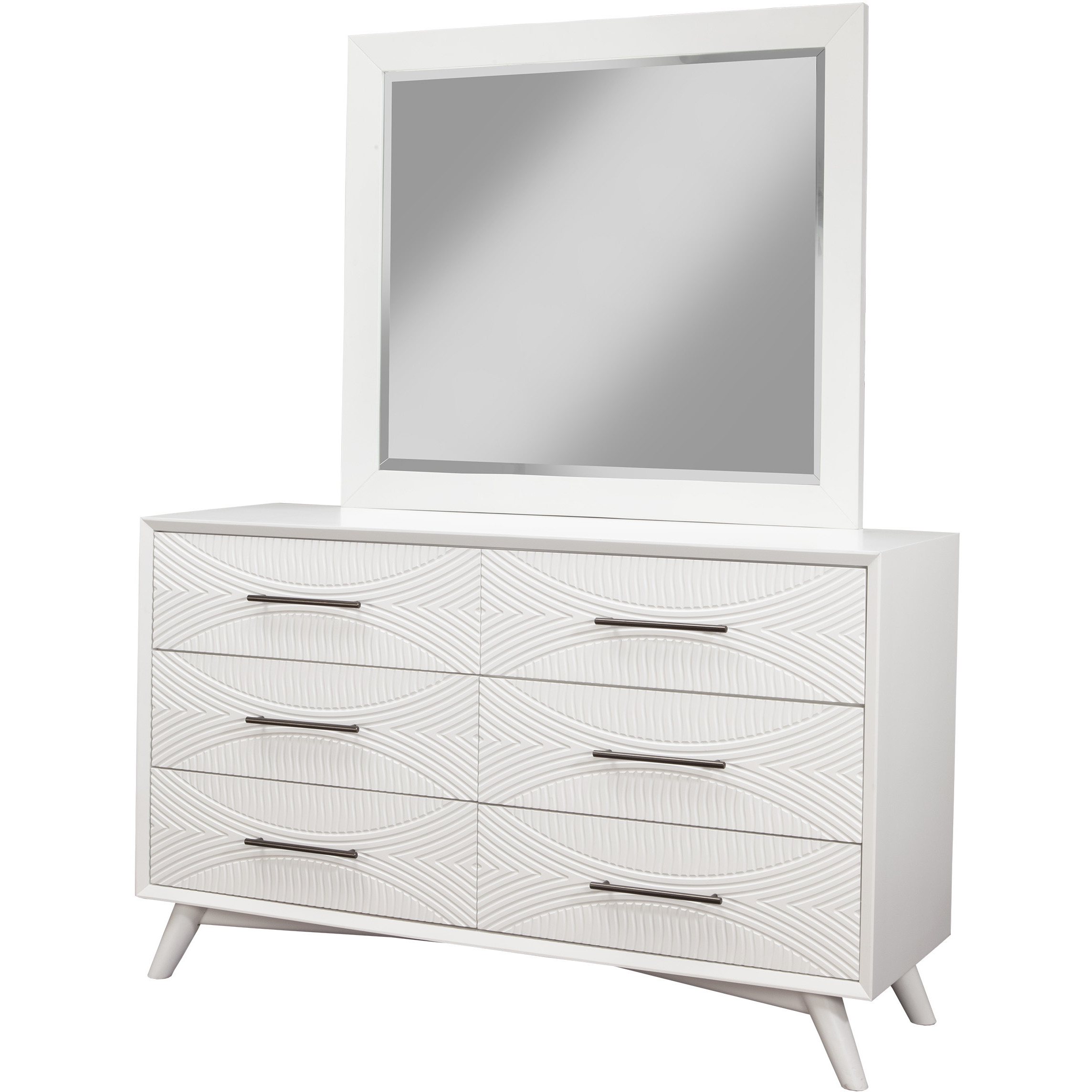 Tranquility Mirror, White