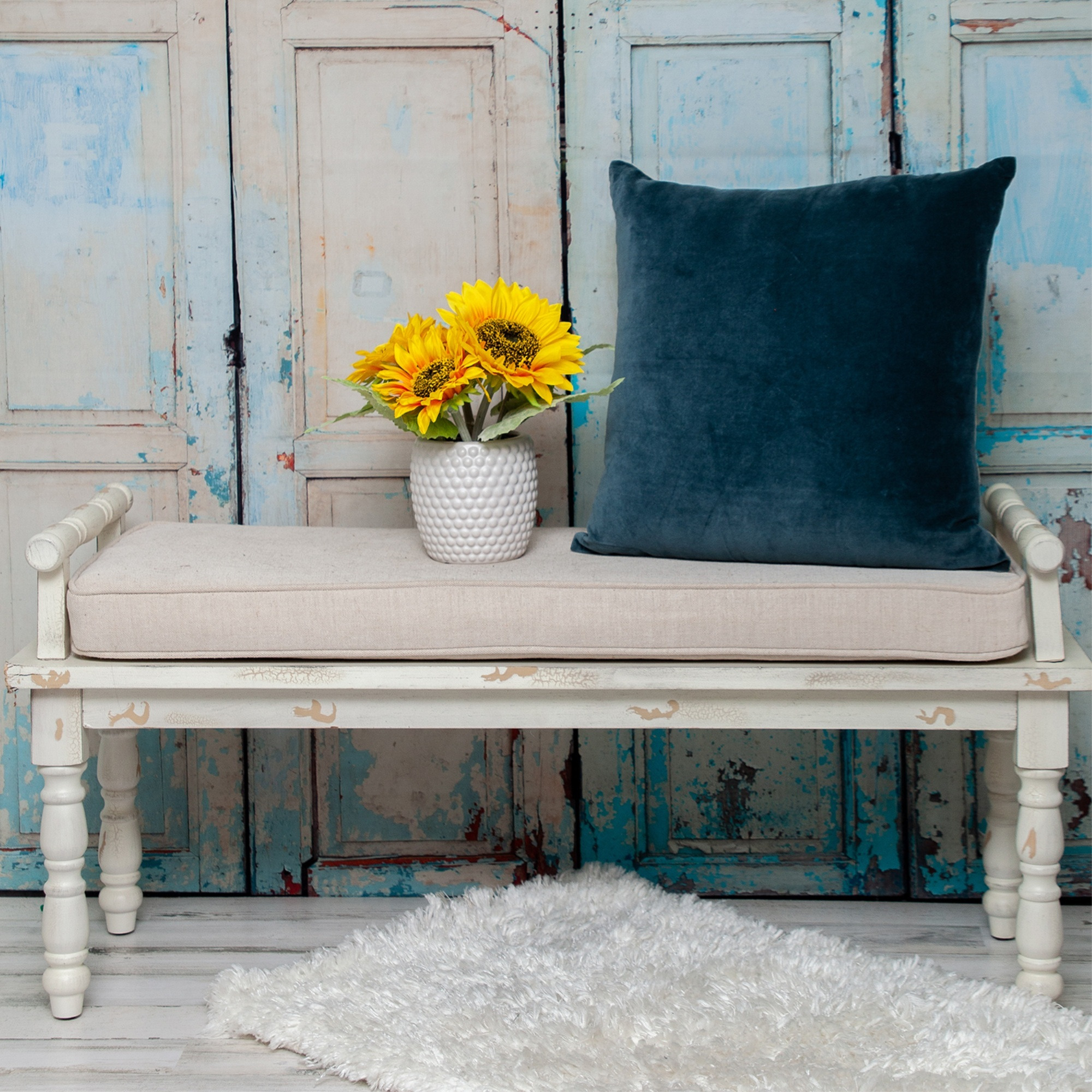 Parkland Collection Artemis Transitional Teal Throw Pillow