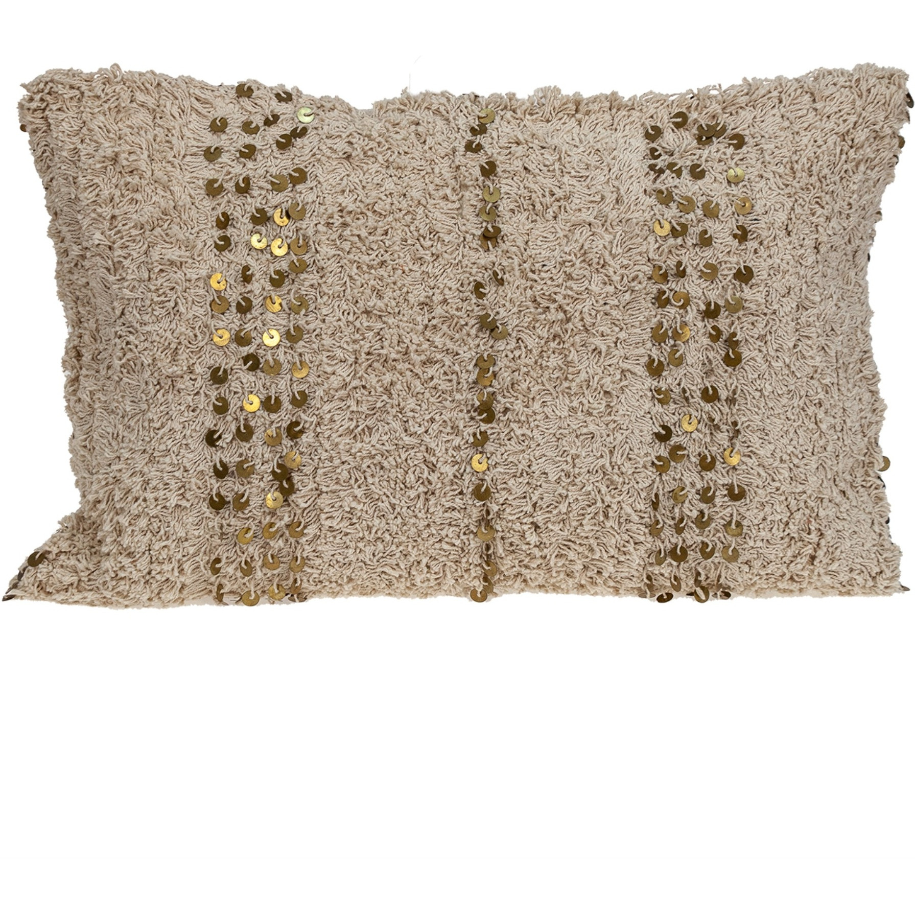 Parkland Collection Acacia Balm Transitional Beige Throw Pillow