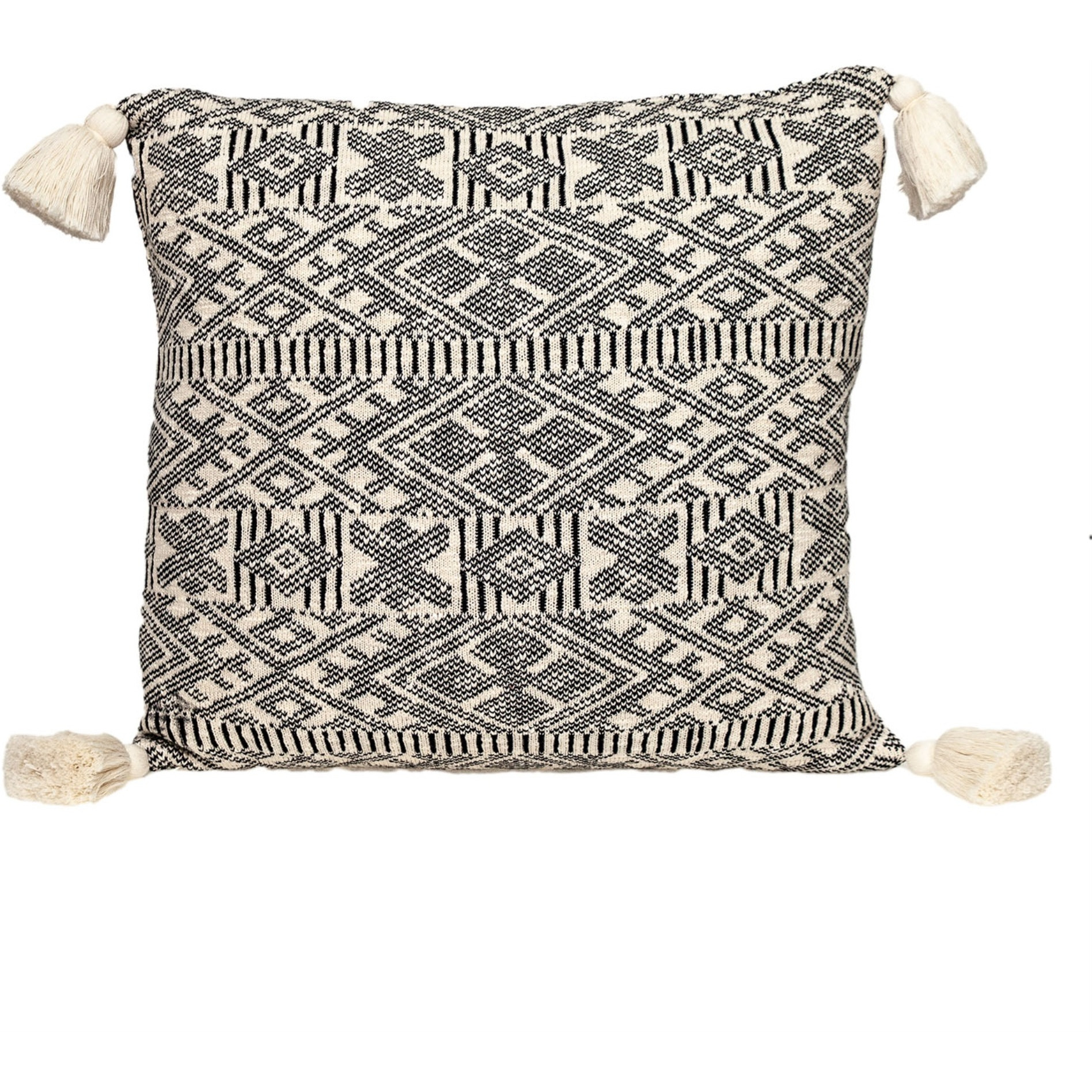 Parkland Collection Toby Transitional Beige/Cream Throw Pillow