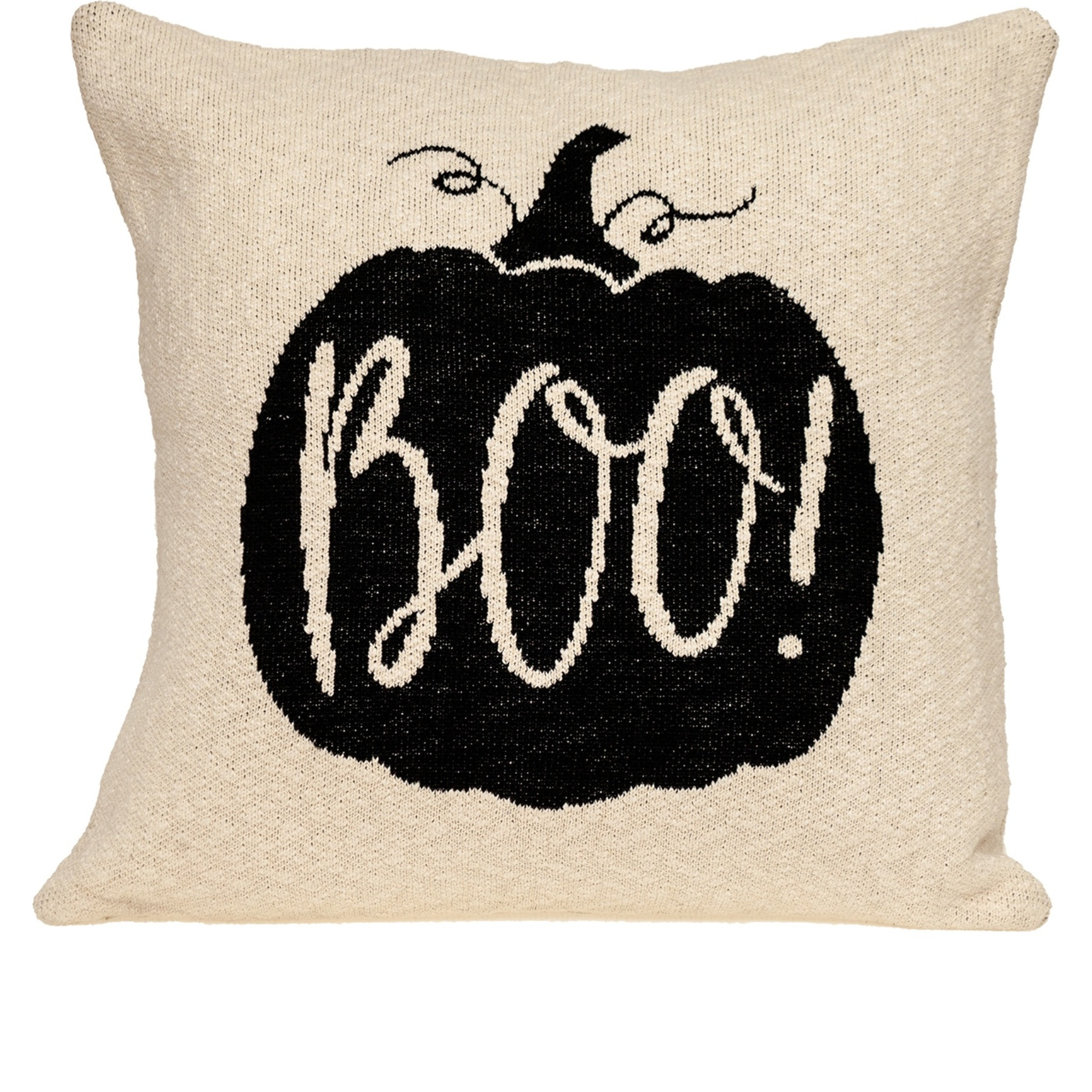 Parkland Collection Baby Boo Transitional Beige/Cream Throw Pillow