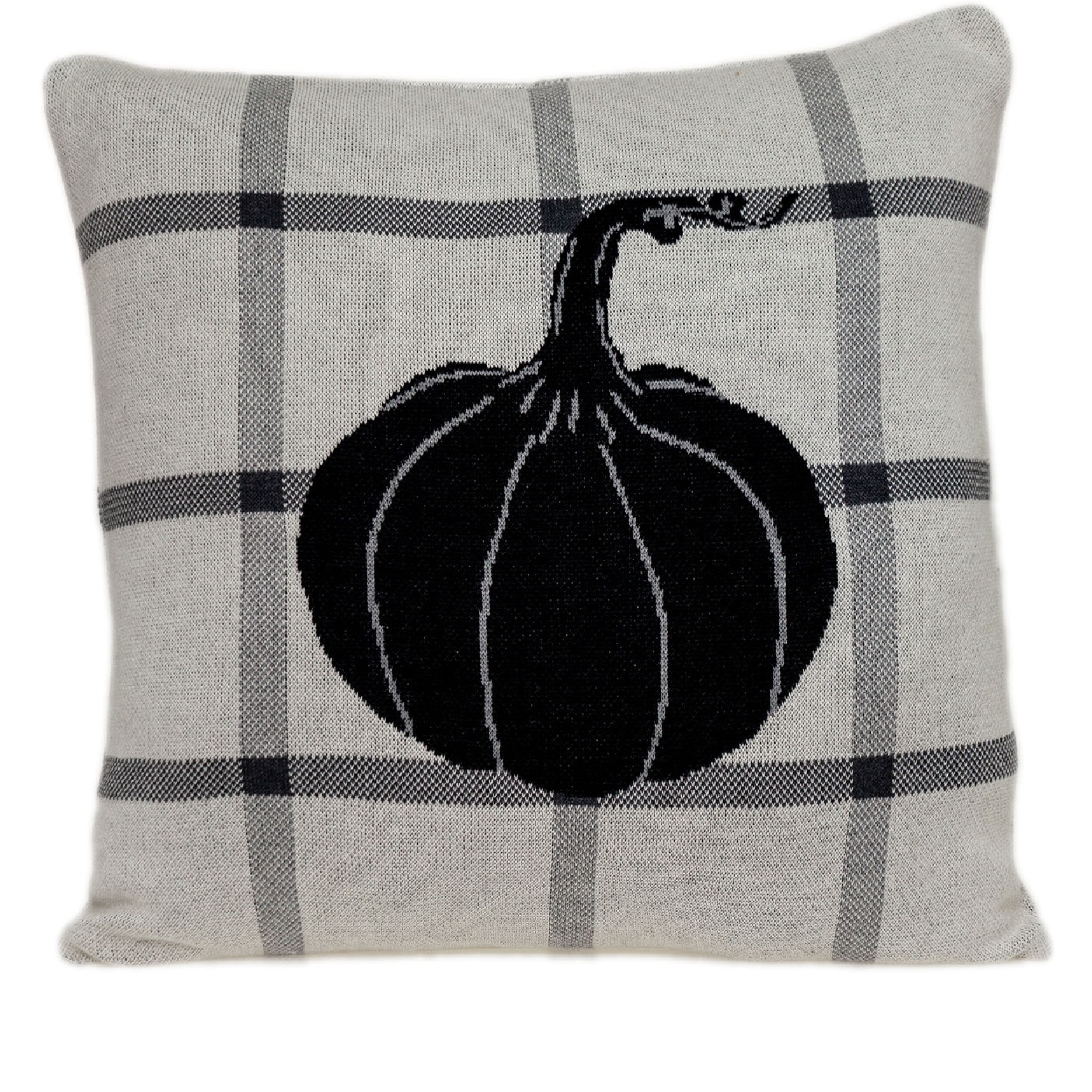 Parkland Collection Big Max Transitional Grey Throw Pillow