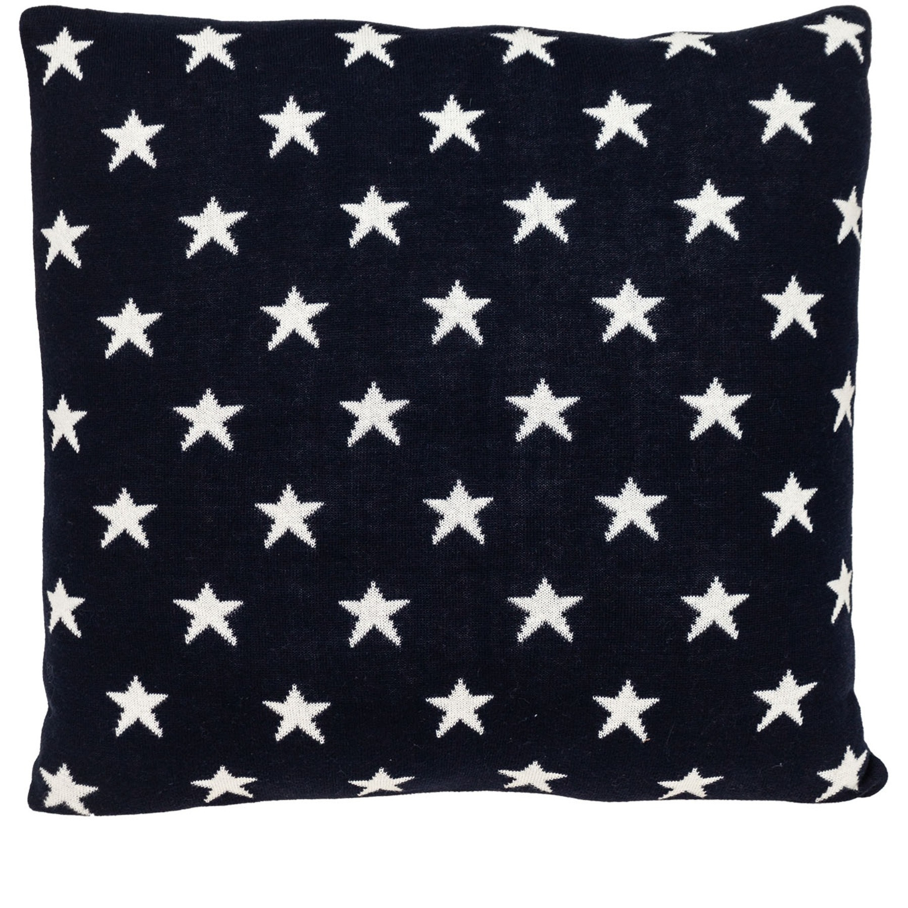 Parkland Collection God Bless America Transitional Navy Blue Throw Pillow