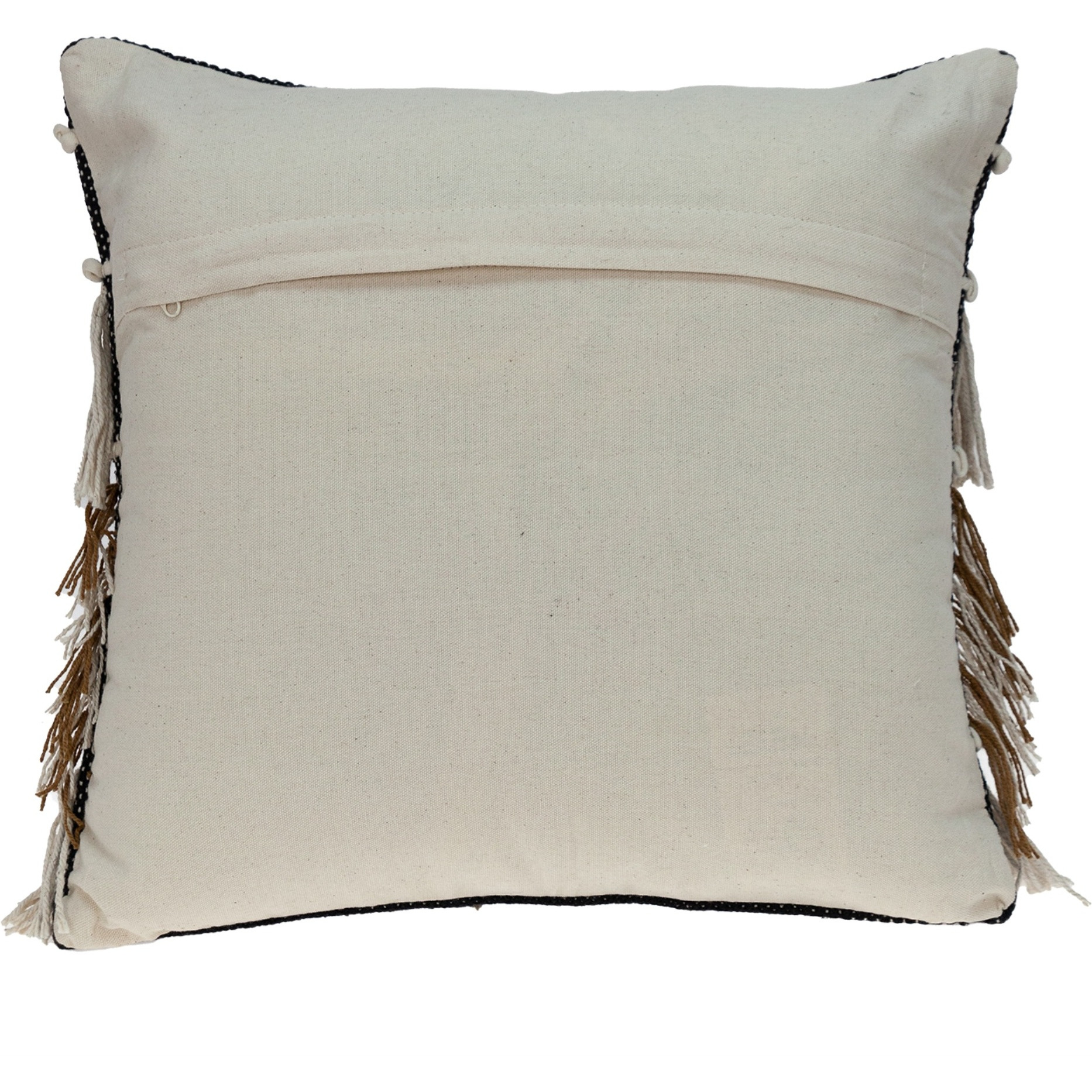 Parkland Collection Marley Transitional Black Throw Pillow