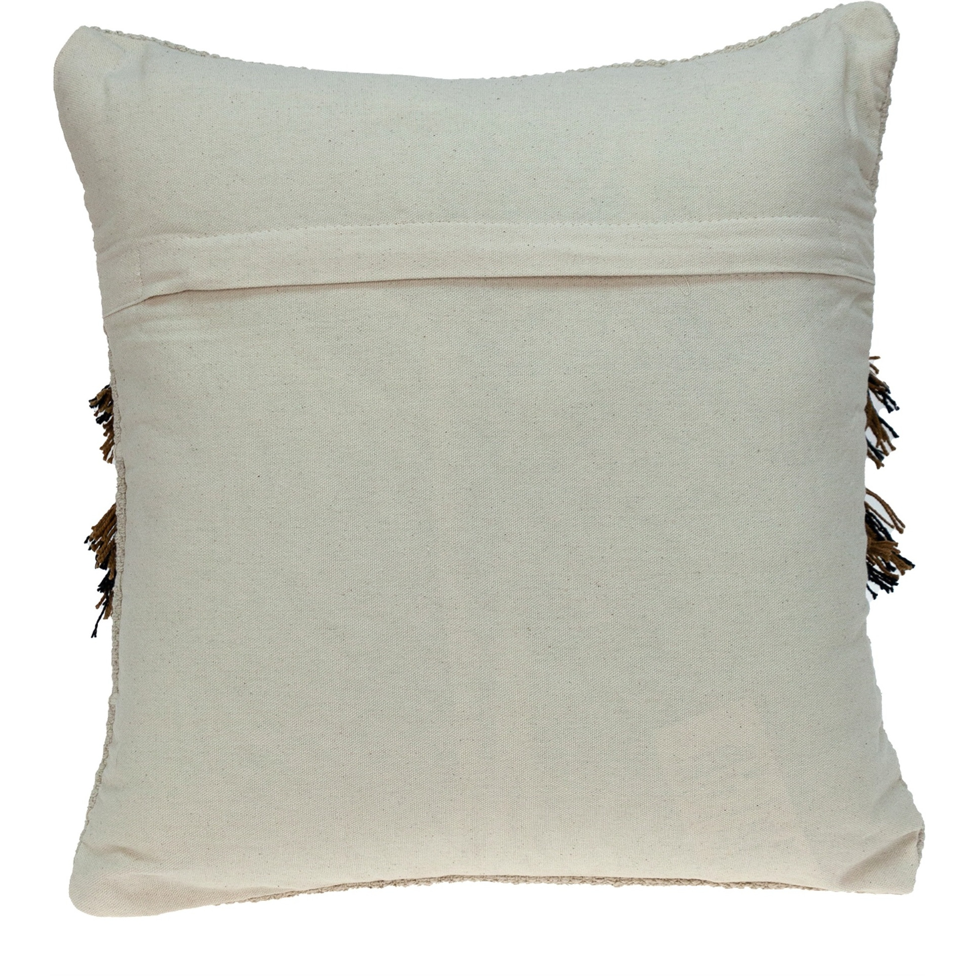 Parkland Collection Jace Transitional Beige Throw Pillow
