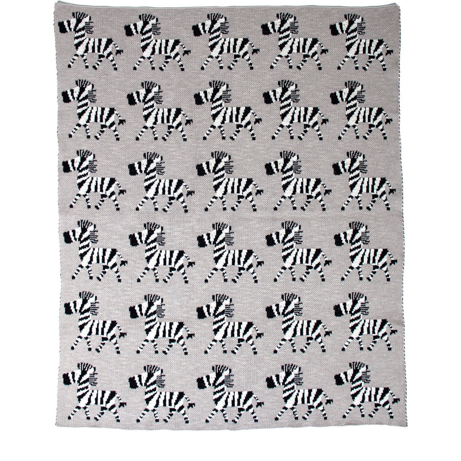 Parkland Collection Zara Transitional Grey Knitted 32" X 40"  Baby Blanket