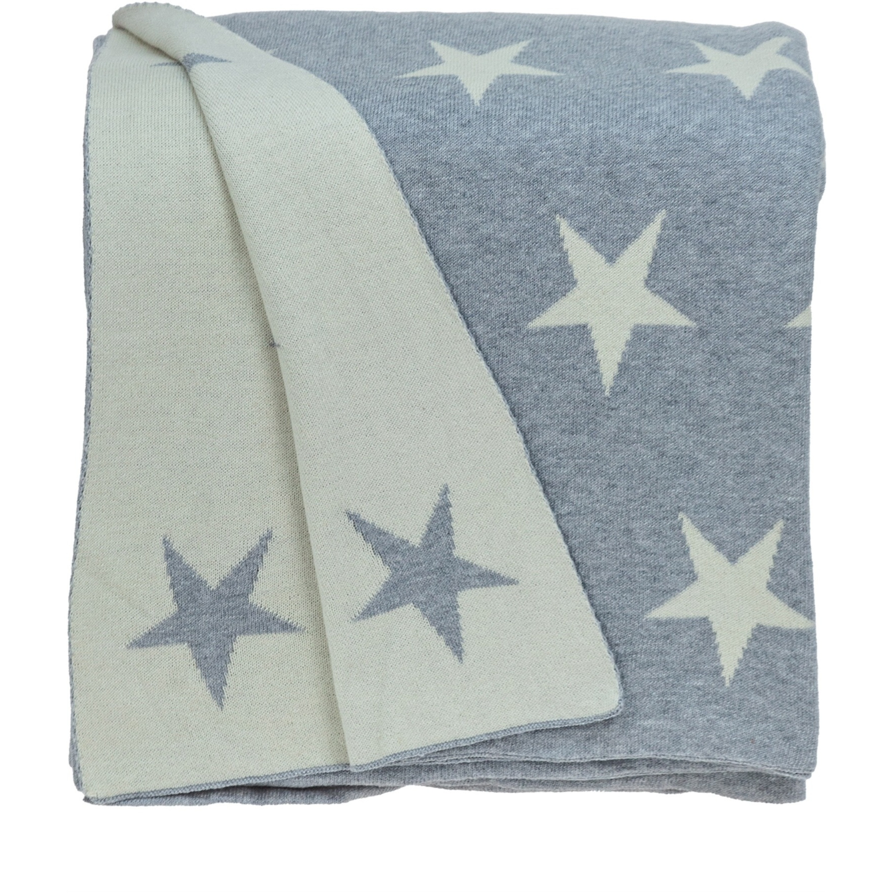 Parkland Collection  Transitional Grey 52" X 70" Knitted Throw Blanket