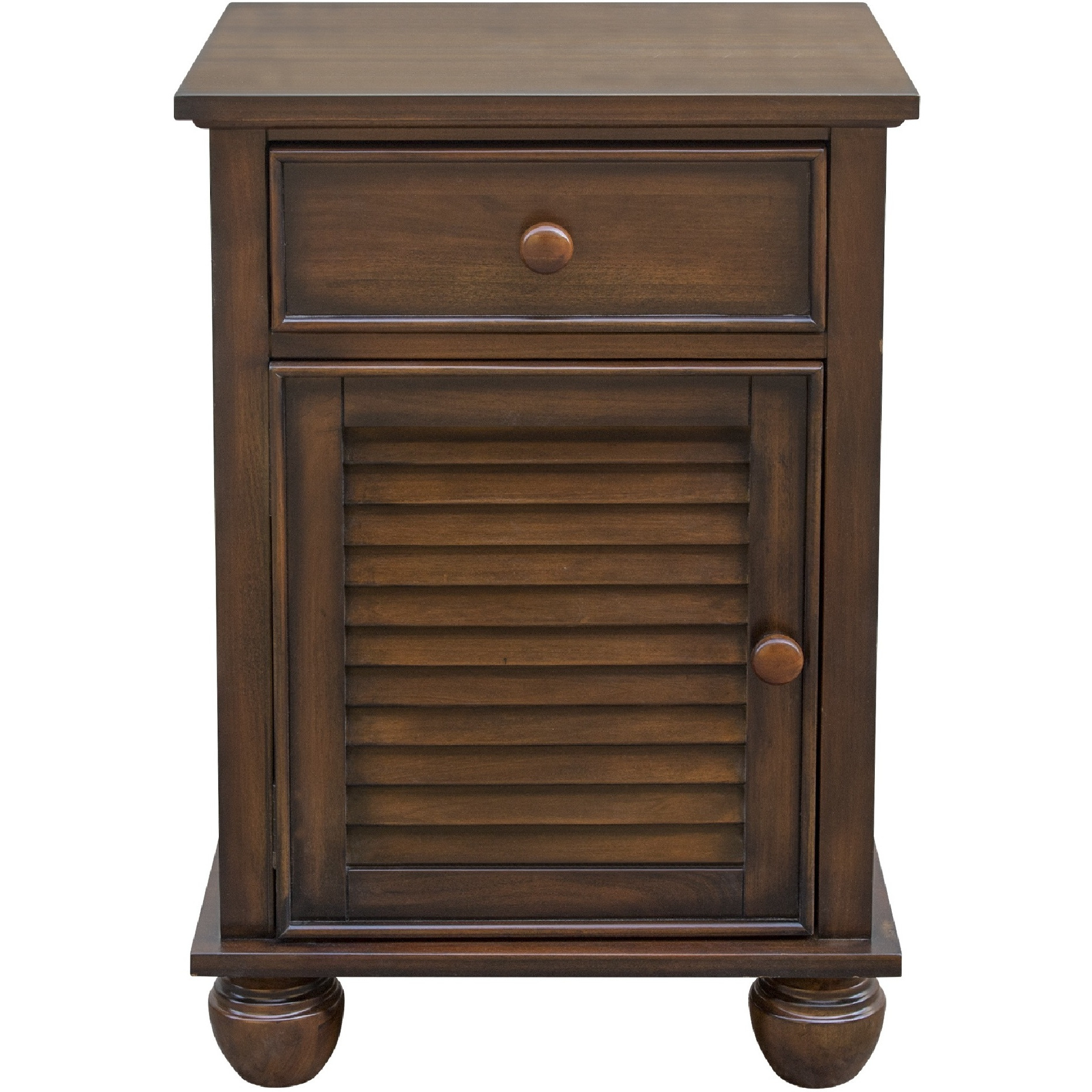 Sunset Trading Bahama Shutter Wood Nightstand