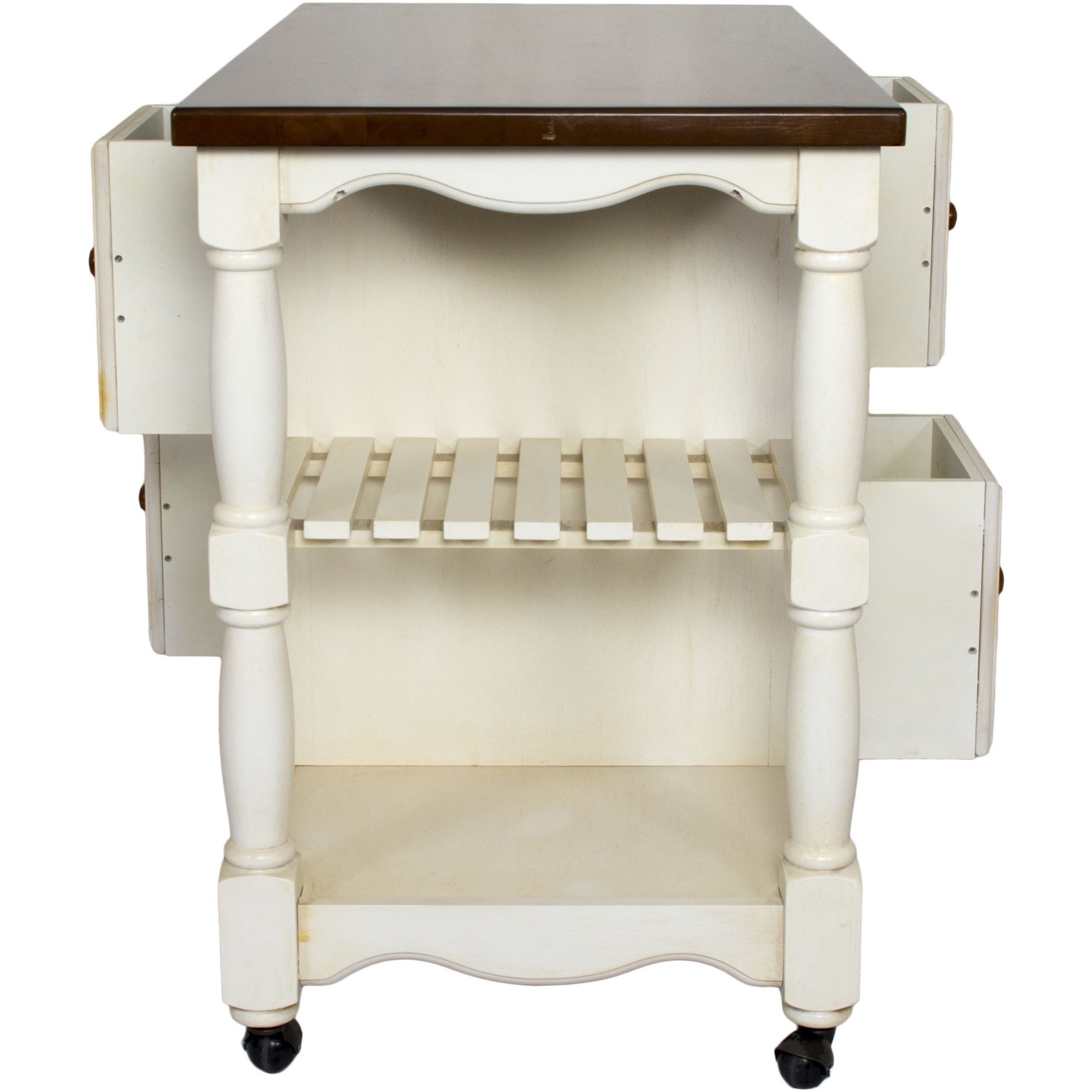 Sunset Trading Andrews Four Drawer Kitchen Cart