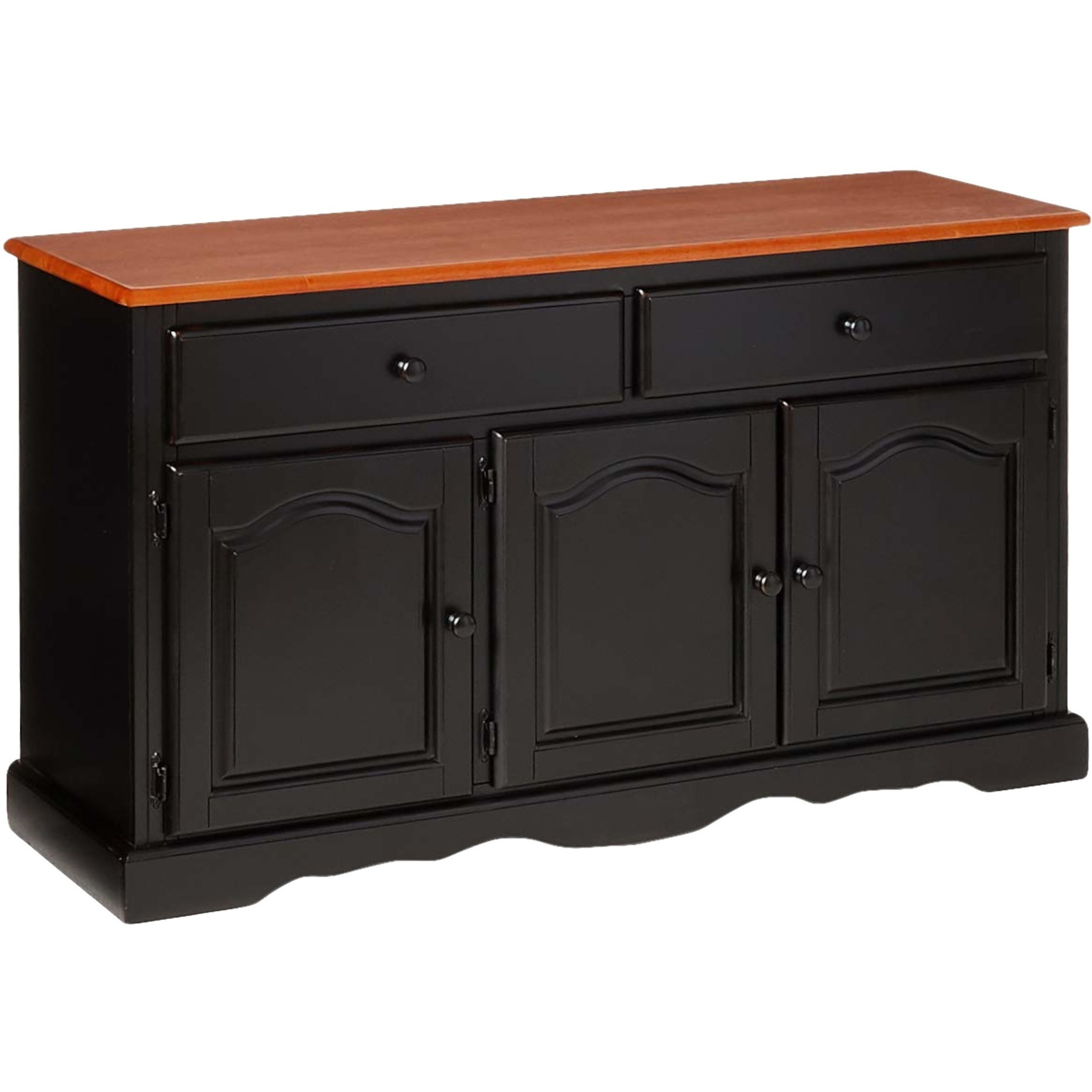 Sunset Trading Black Cherry Selections Treasure Buffet | Antique Black and Cherry