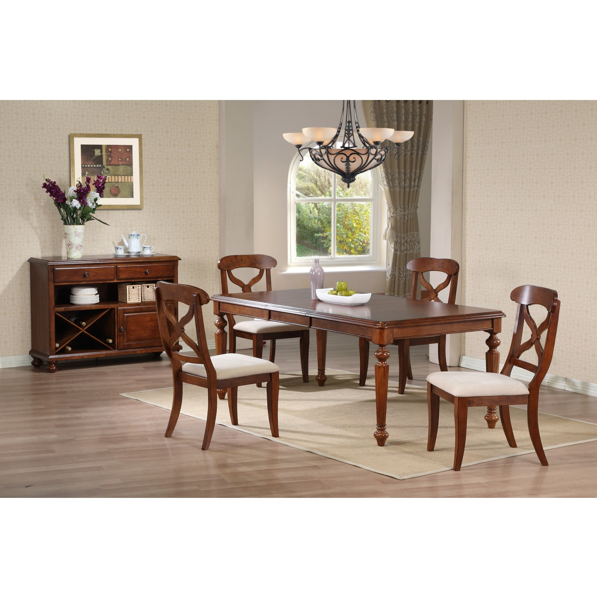 Sunset Trading Andrews Server | Chestnut Brown