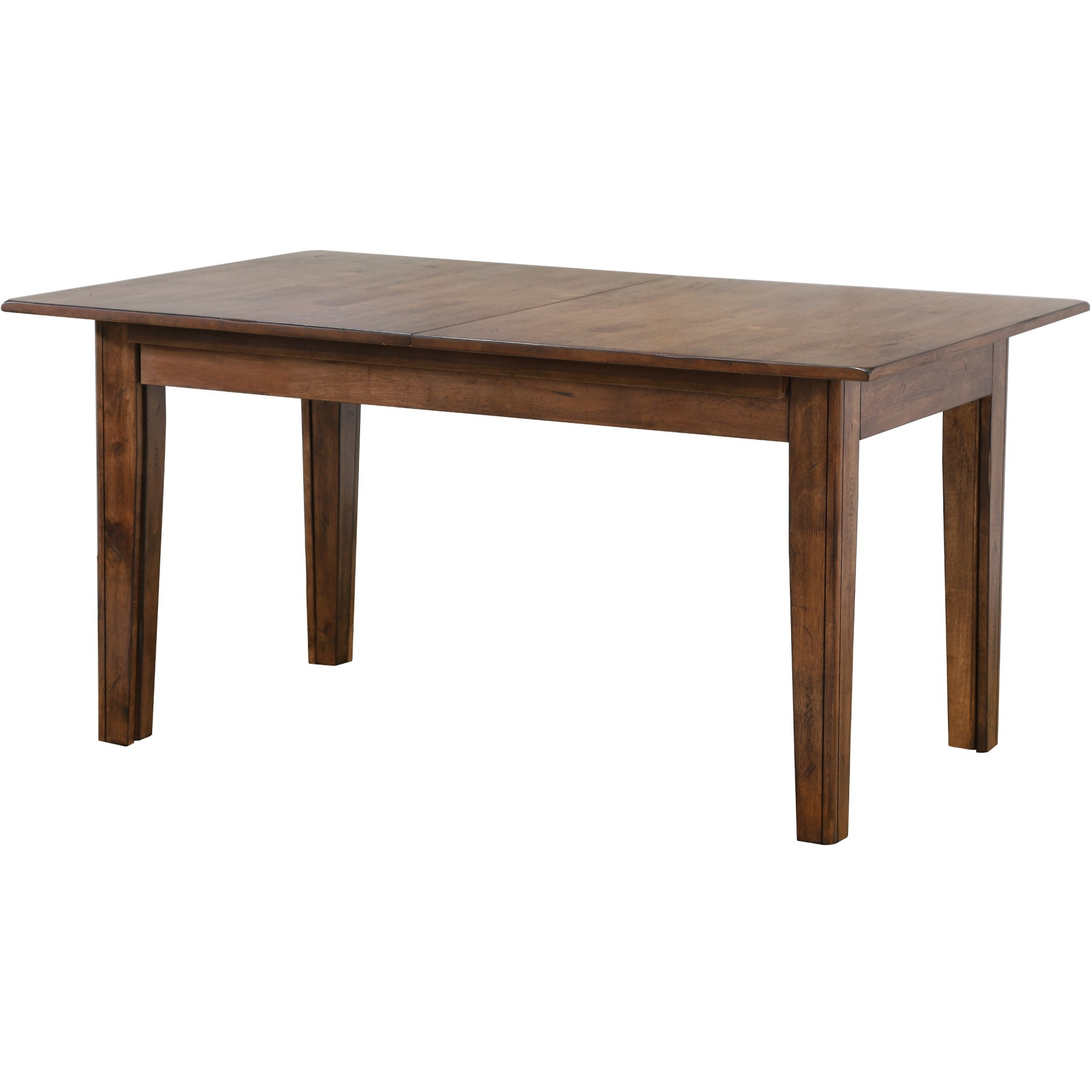 Sunset Trading Simply Brook 134" Rectangular Extendable Dining Table | Amish Brown | Seats 12