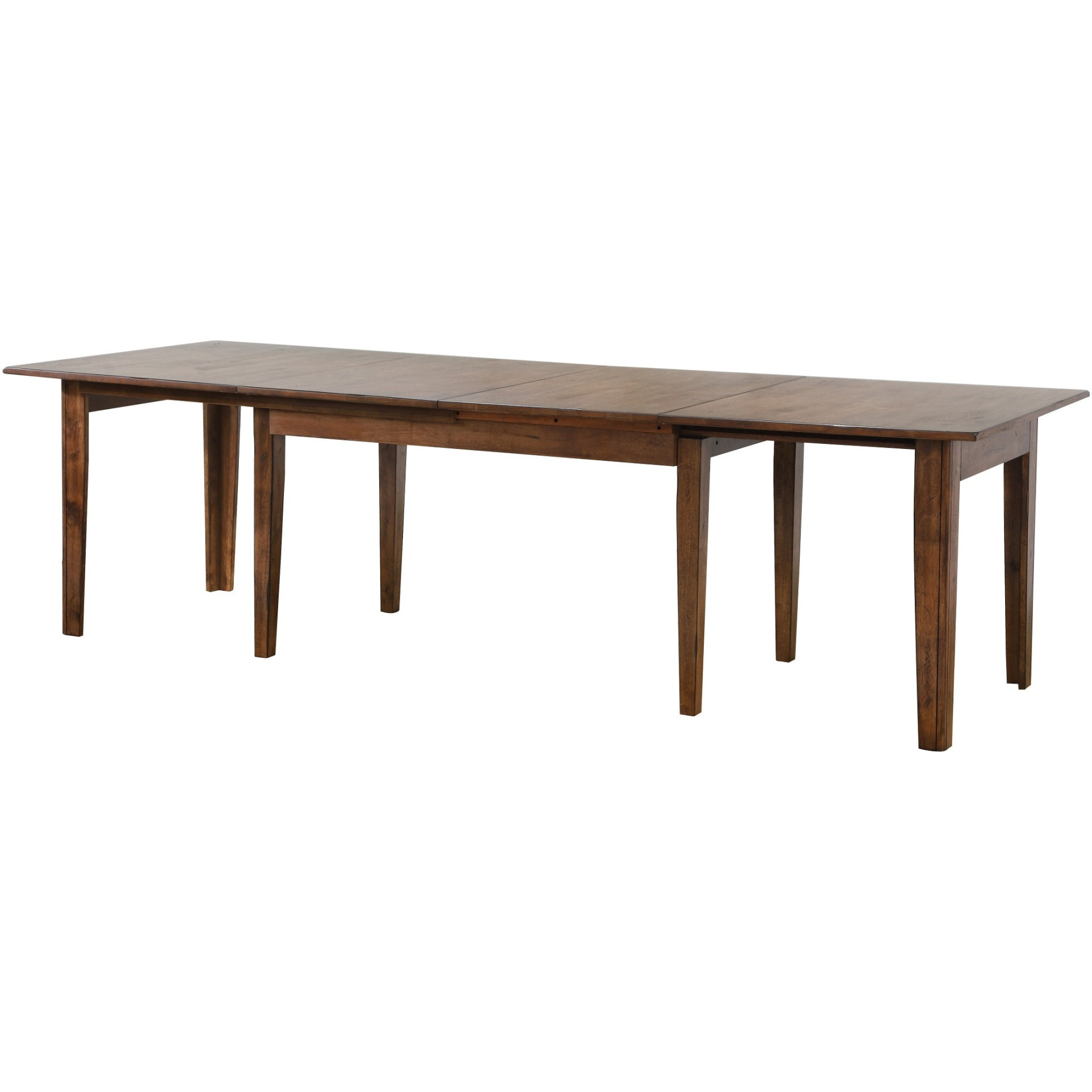 Sunset Trading Simply Brook 9 Piece 134" Rectangular Extendable Table Dining Set | Amish Brown | Seats 12