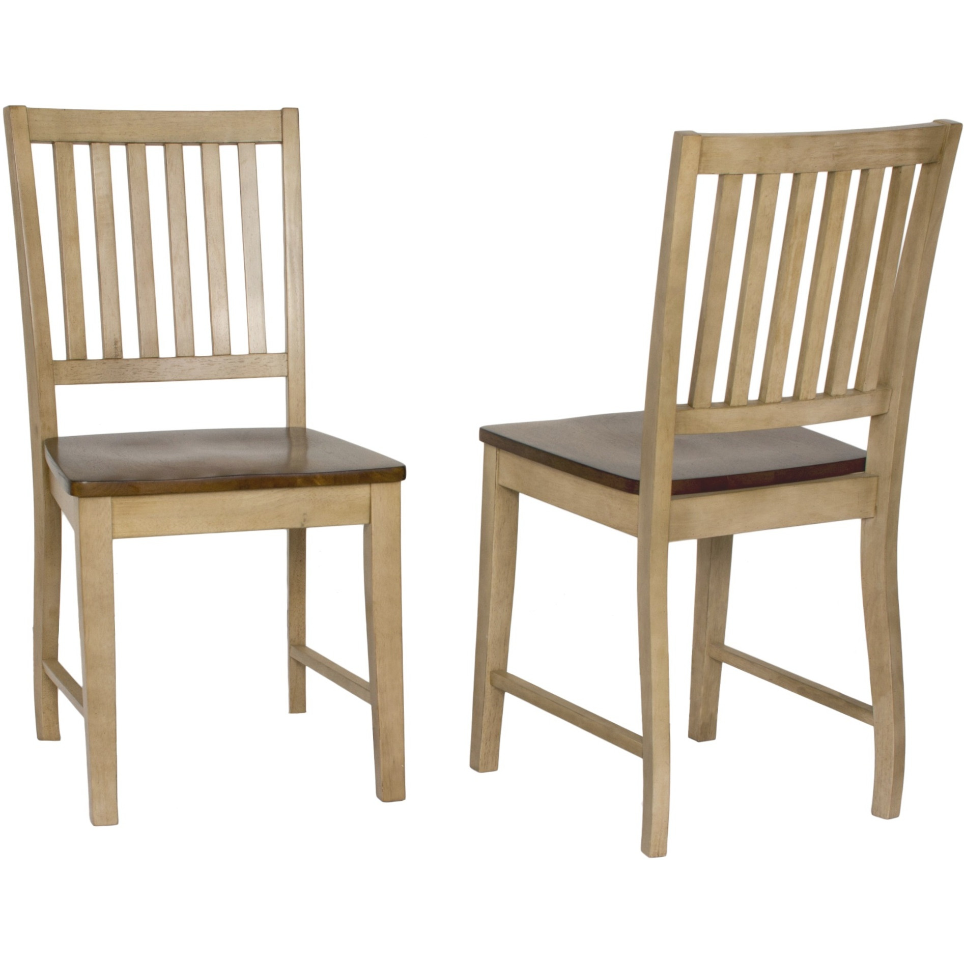 Sunset Trading Brook Slat Back Dining Chair | Set of 2