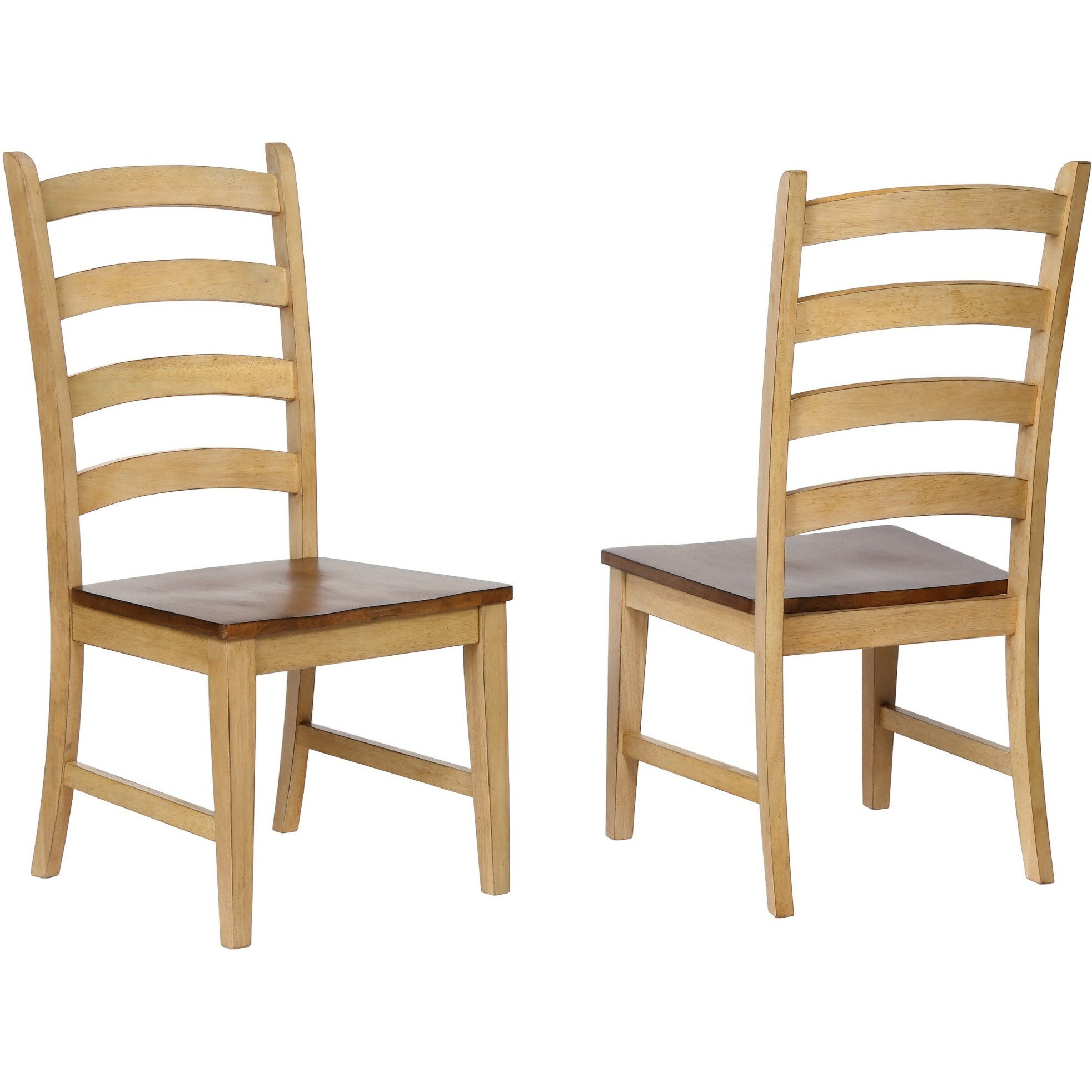 Sunset Trading Brook Ladder Back Dining Chair | Set of 2