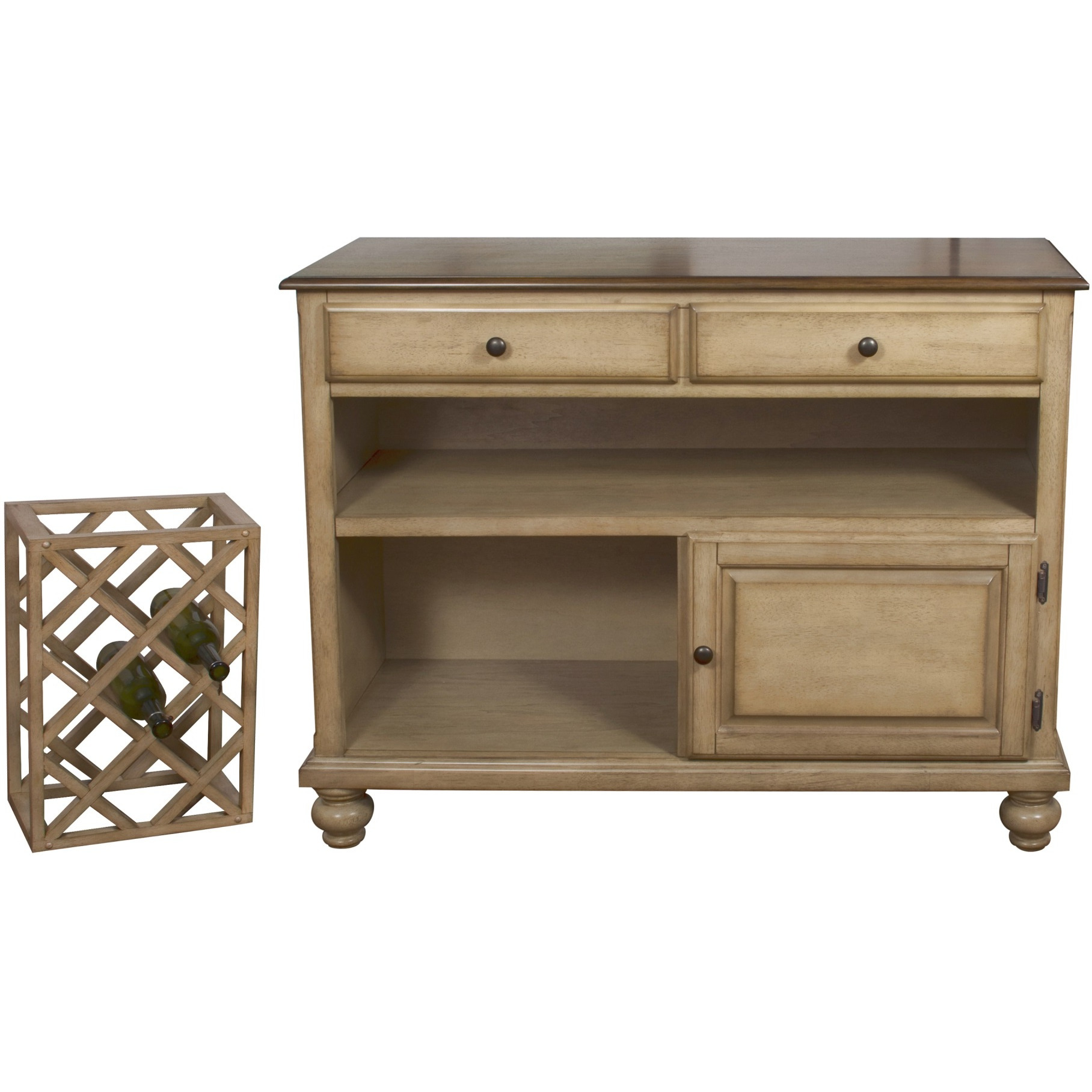 Sunset Trading Brook Buffet Server | Wine Storage